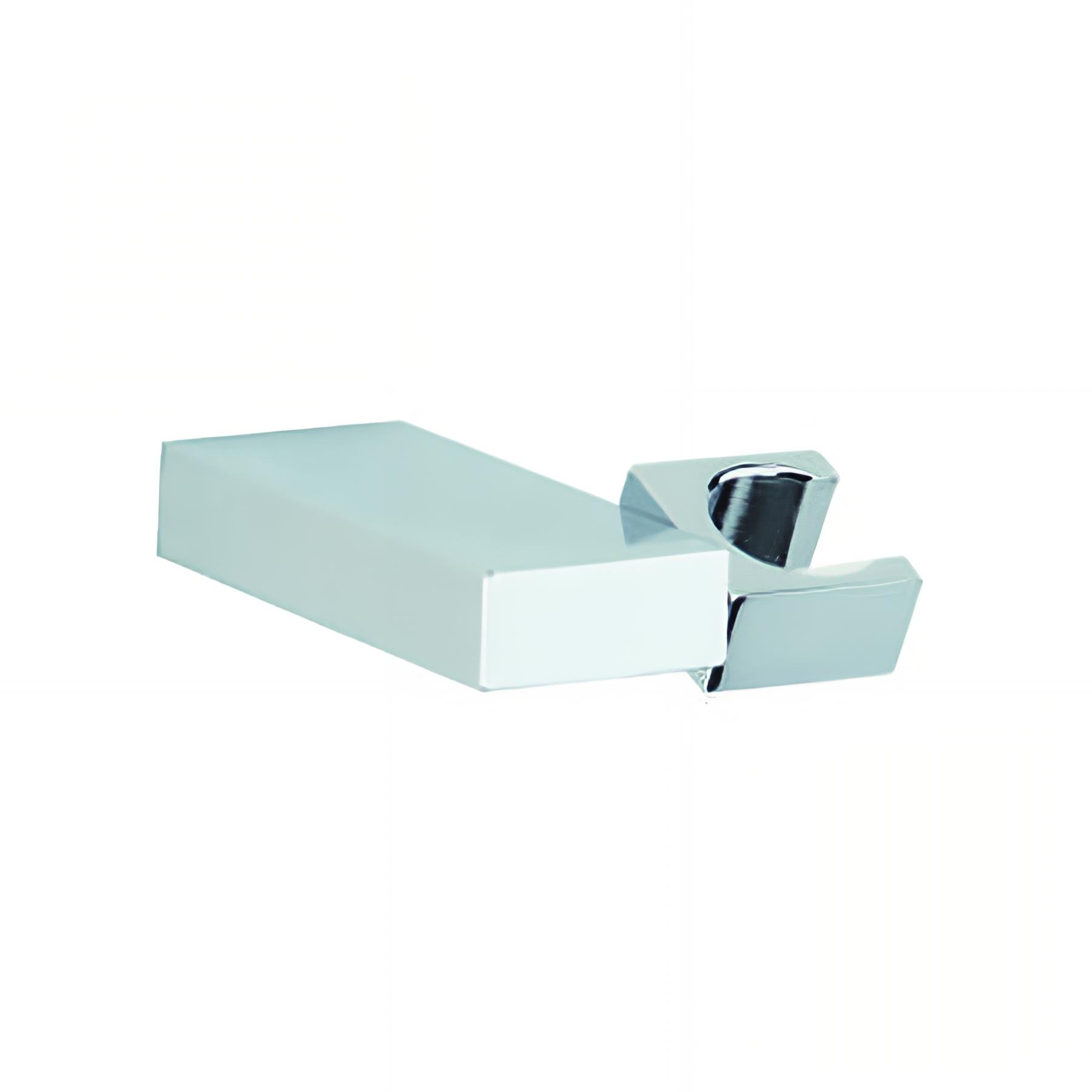 Support mural laiton chromé, fixation invisible