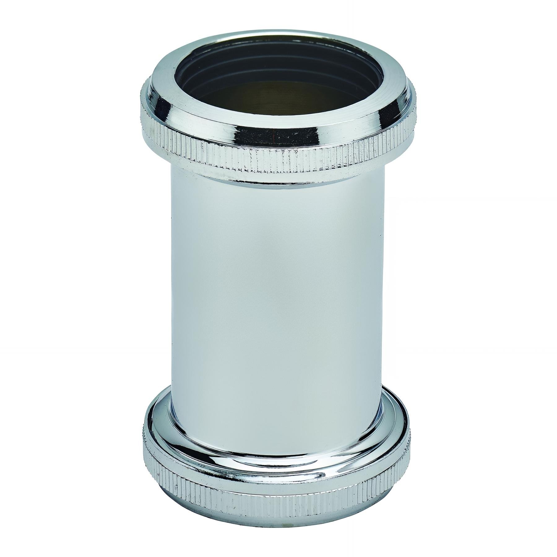 Manchon nickel mat Ø32mm, entrée Ø32mm, sortie Ø32mm