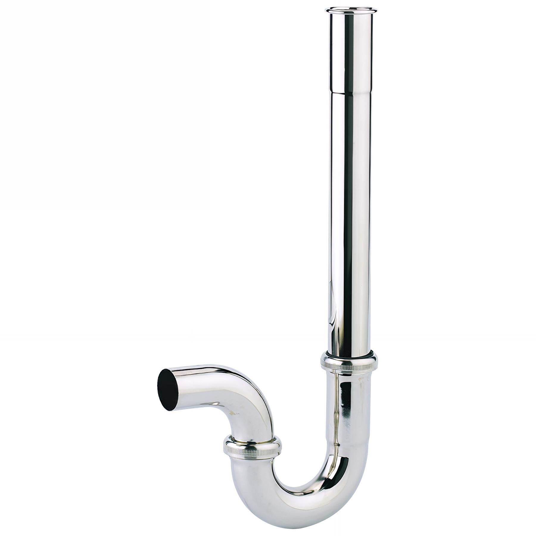 Siphon machine à laver, laiton,Øint. 32,6mm, sortie horizontale Ø32mm