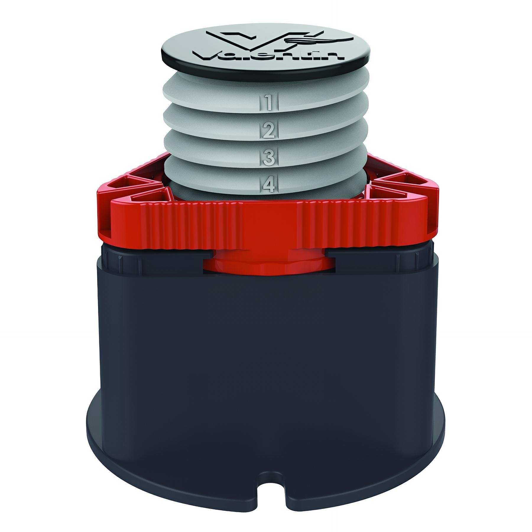 Lot de 4 pieds de receveur de douche, CRICABAC FIT, hauteur réglable 65 à 110mm