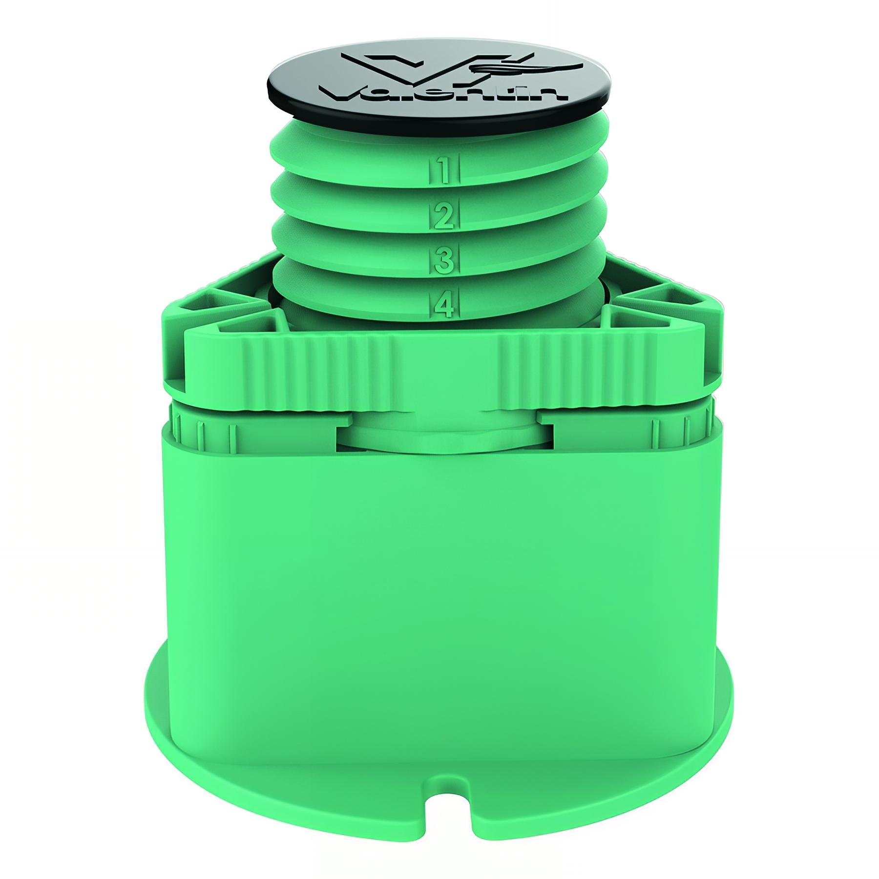 Pied de receveur de douche en filet de pêche recyclé hauteur réglable 65 à 110mm