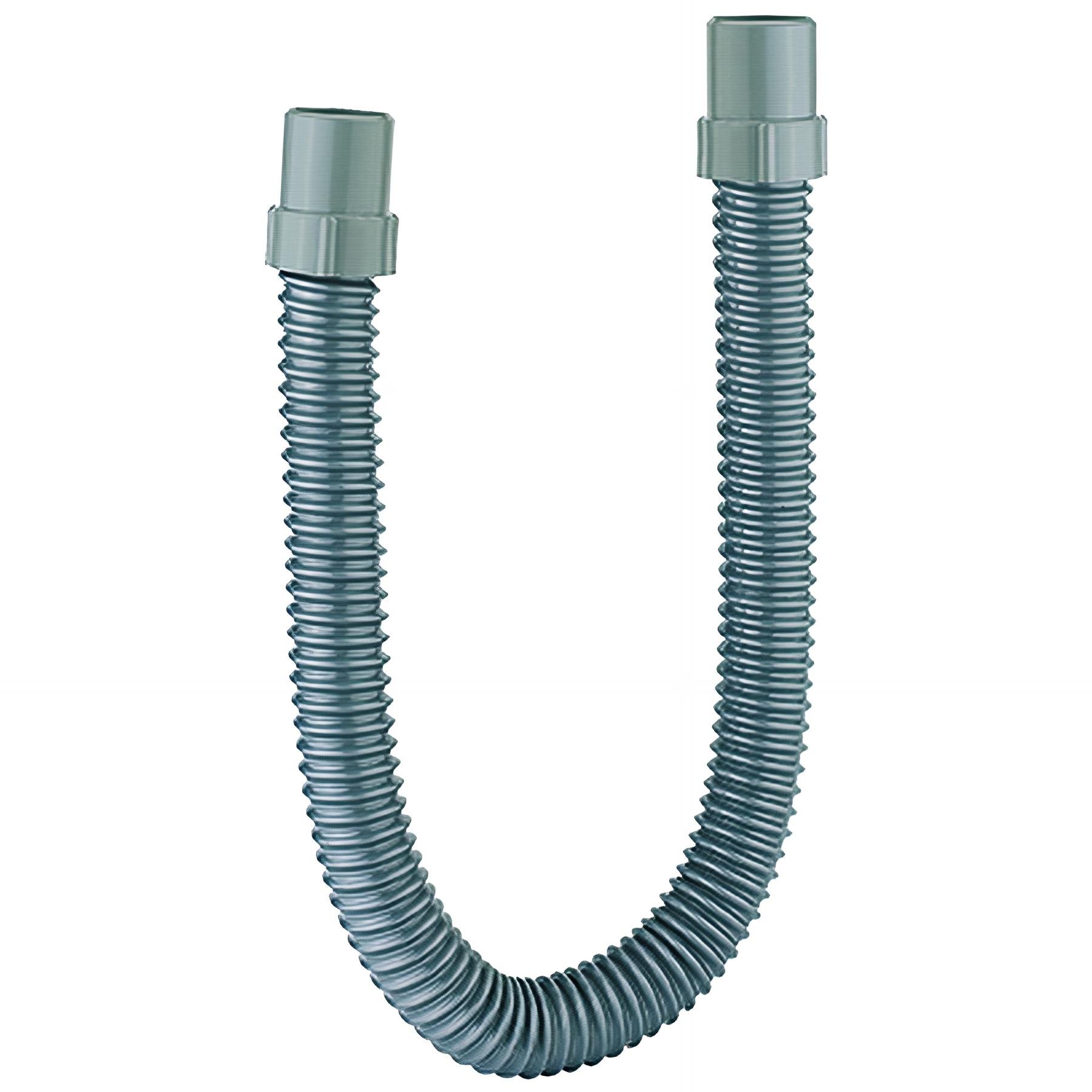 Flexible évacuation armé Ø32x750mm, 2 embouts ABS Ø32mm à coller