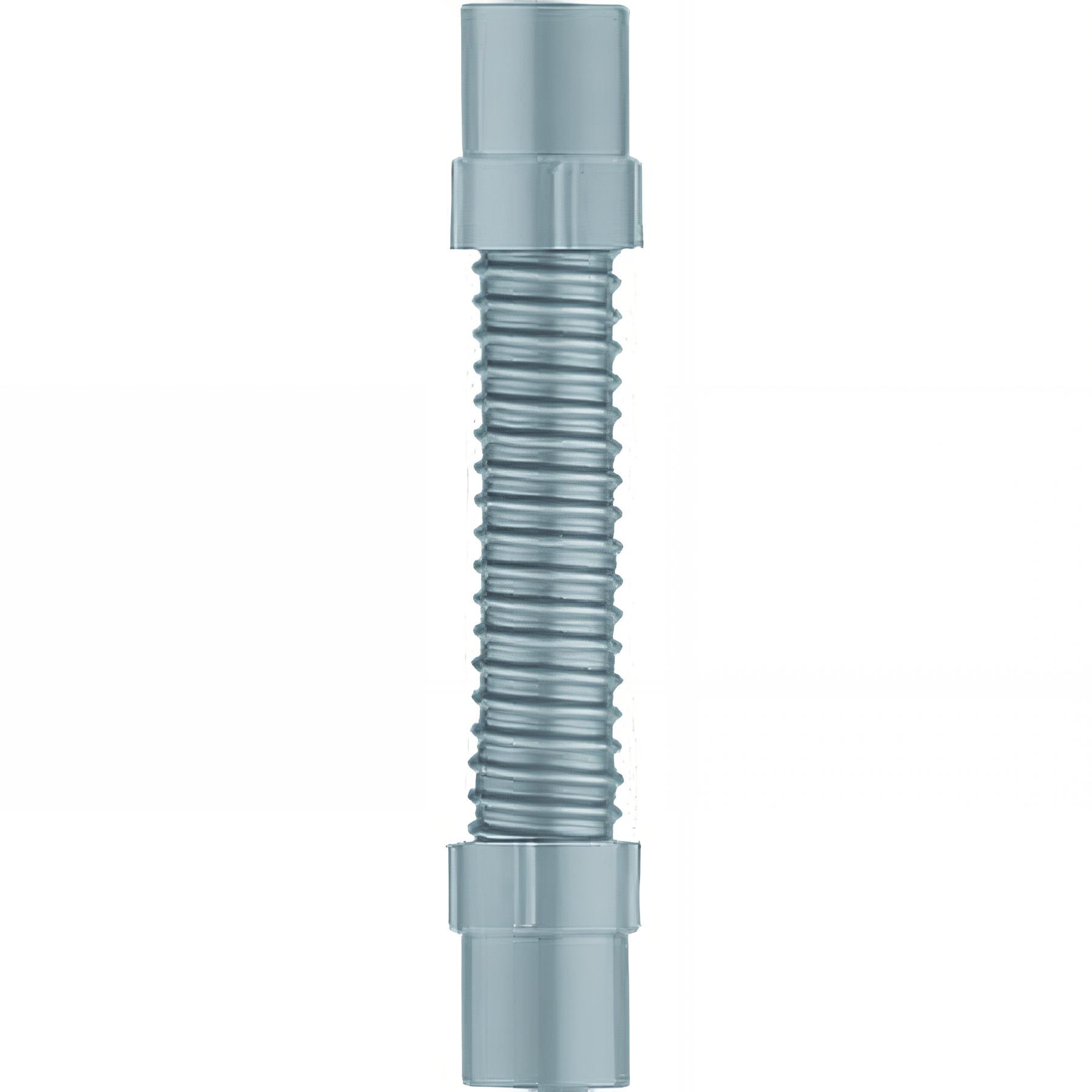 Flexible évacuation armé, embouts ABS M/M Ø40mm, L. 260mm