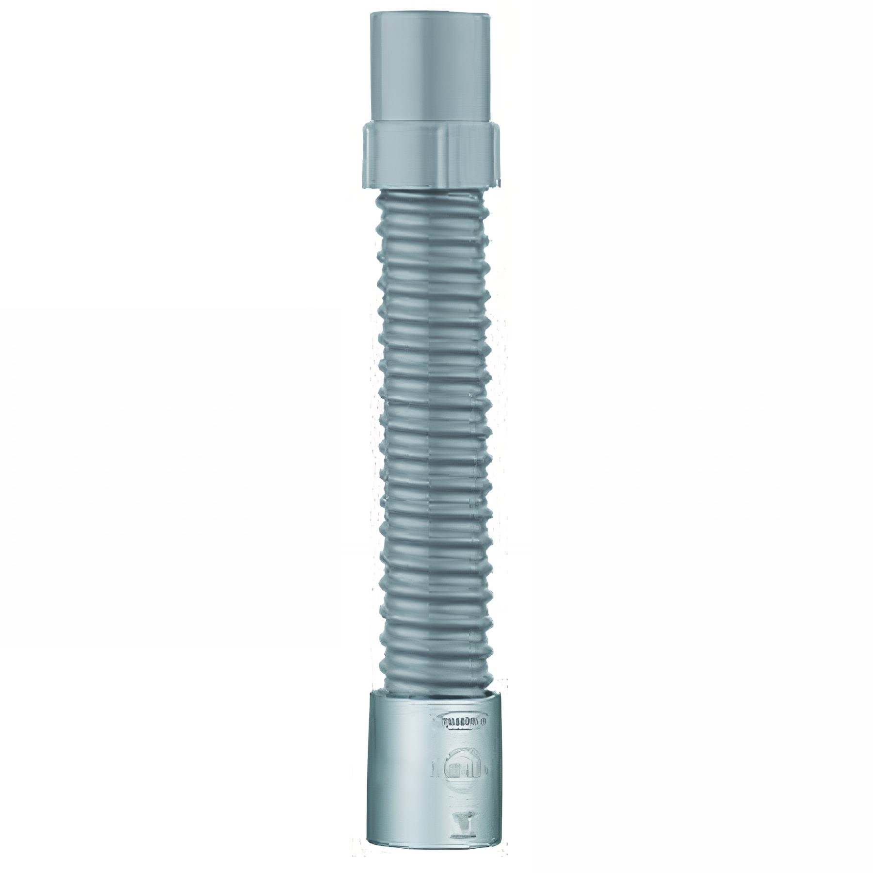 Flexible évacuation armé, embouts ABS M/F Ø40mm, L. 260mm