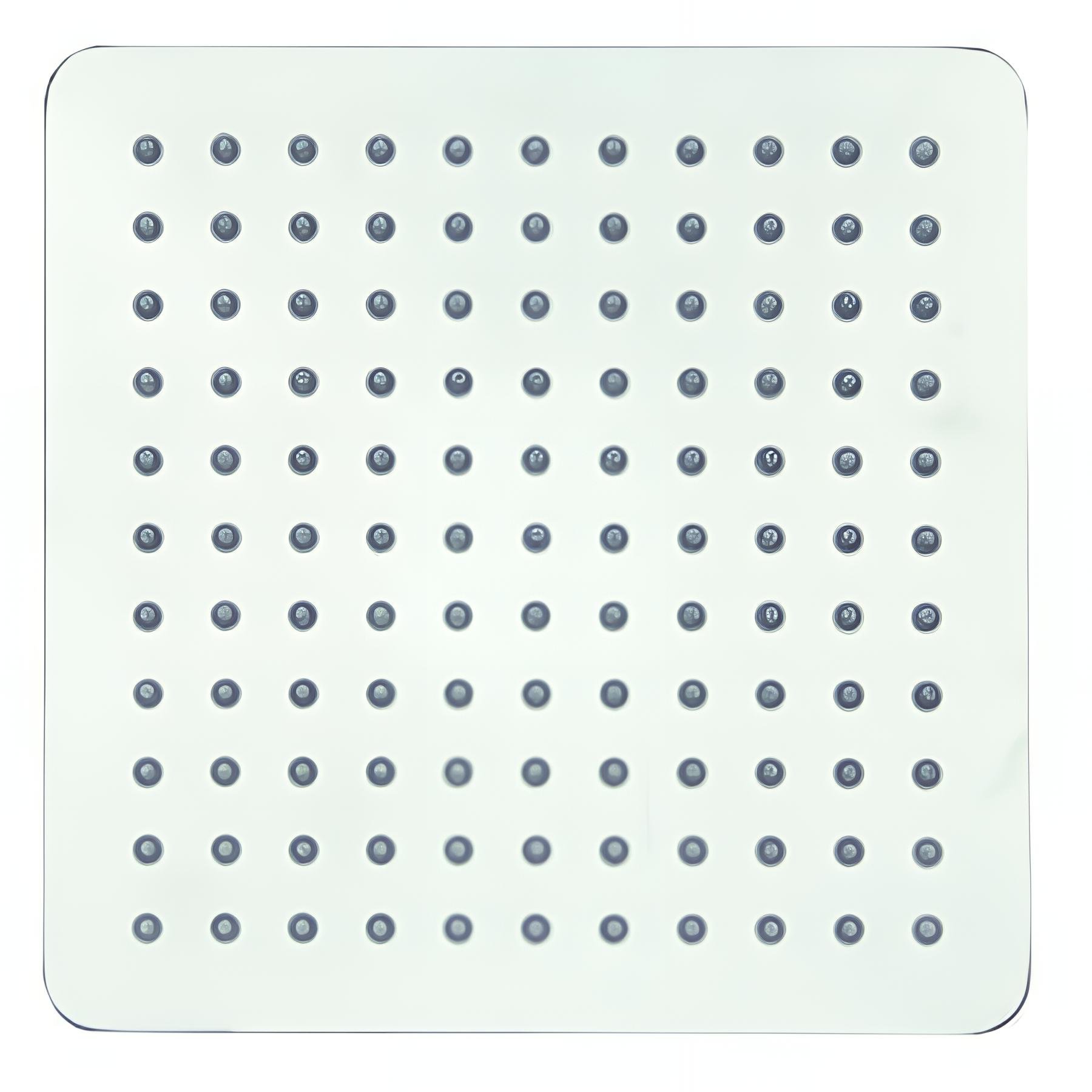 Pomme haute inox 300x300mm, système anti-calcaire, ultra-fine