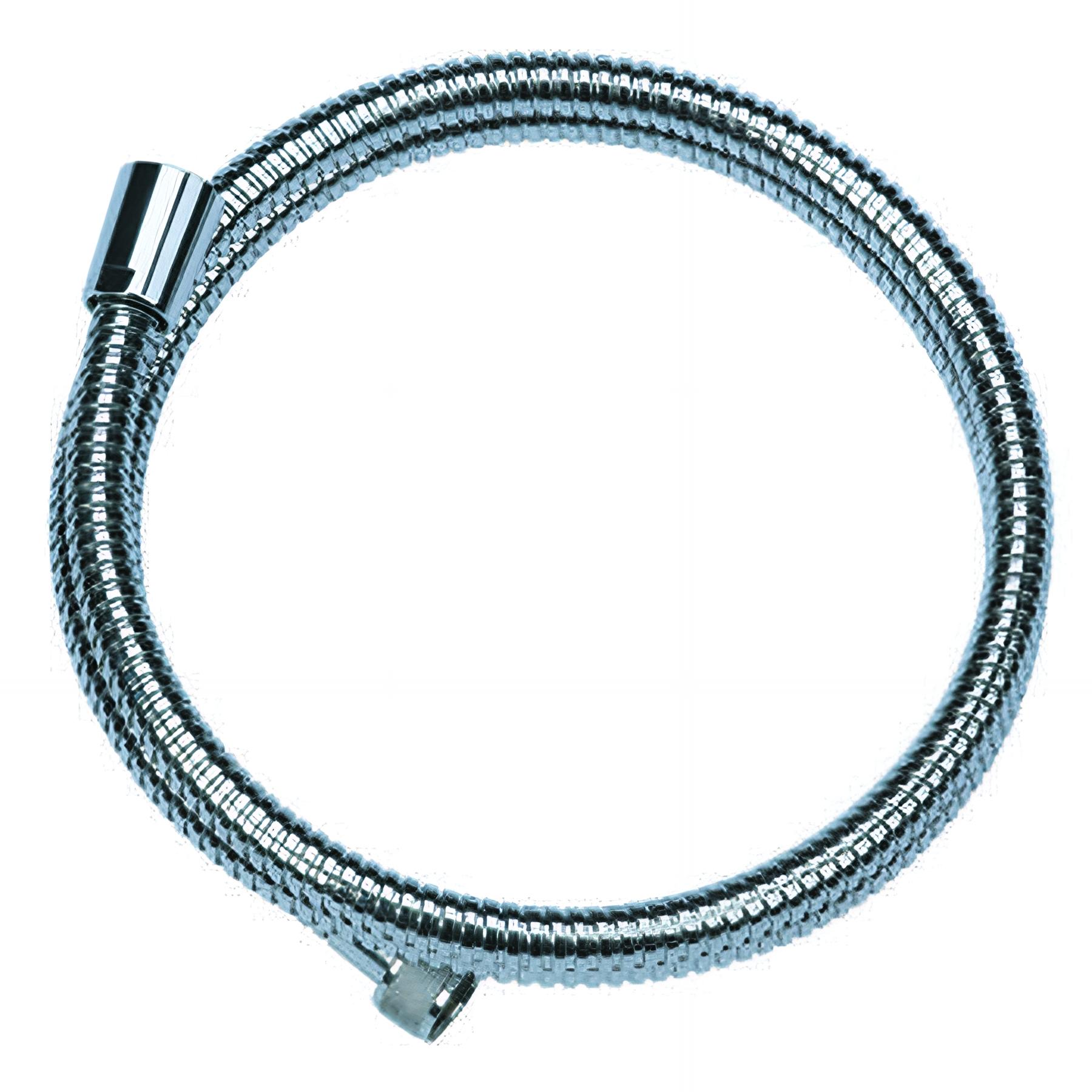 Flexible de douche laiton DA 1,75m, écrou tournant, résistance traction 50 kg