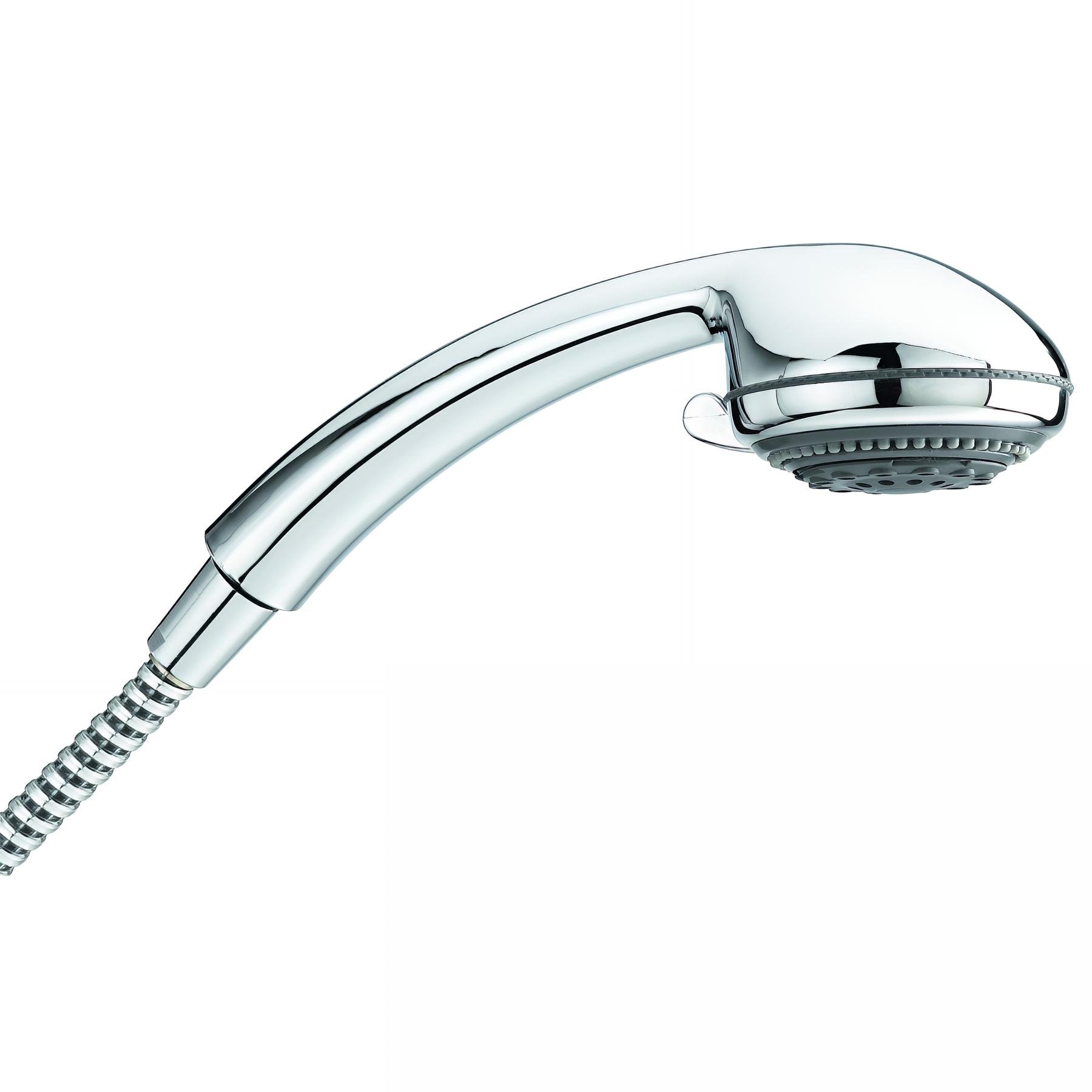 Douchette 3 jets ABS chromé, MORGANE, système anti-calcaire