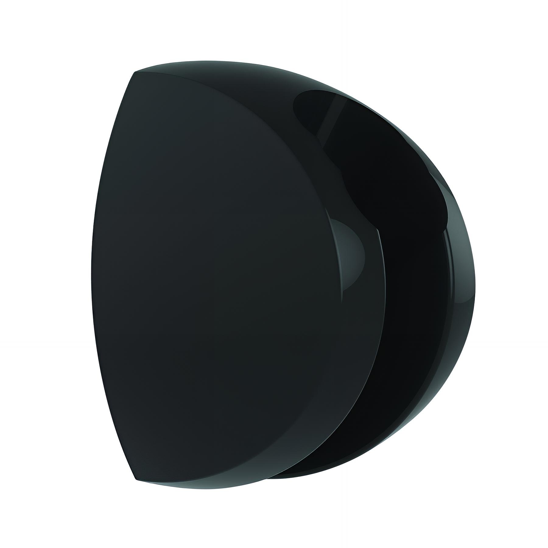 Support mural 3 positions ABS noir pour douchette, 3 angles d'inclinaison