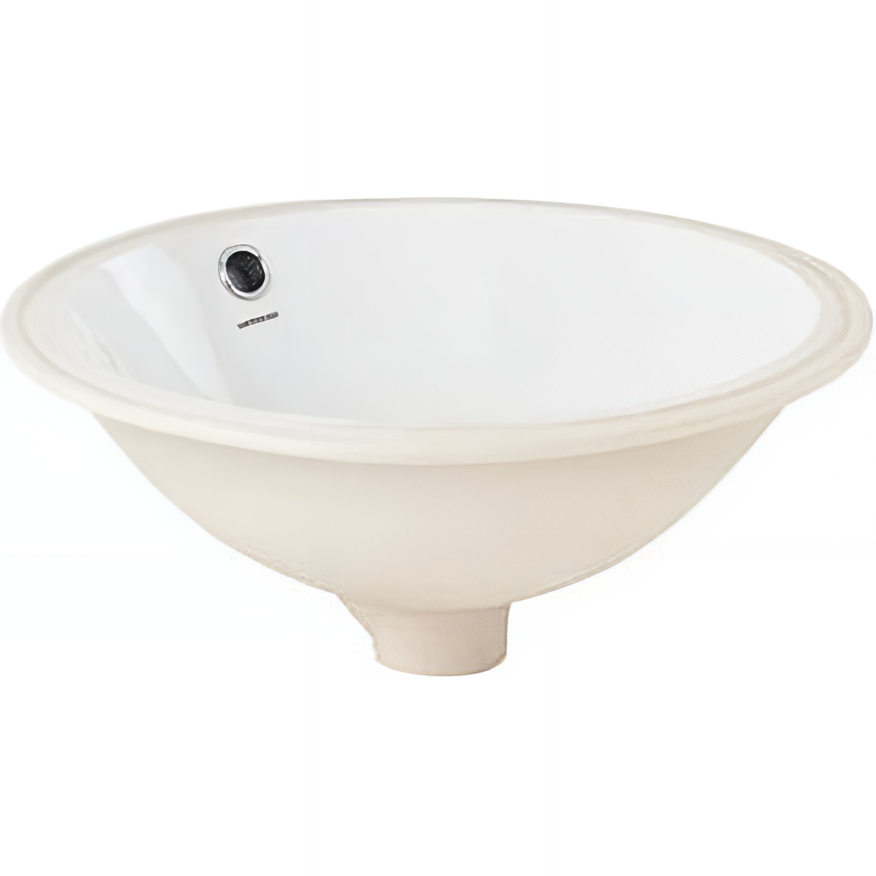 Vasque céramique traditionnelle SANINDUSA a encastrer par dessous Arc 46 blanc