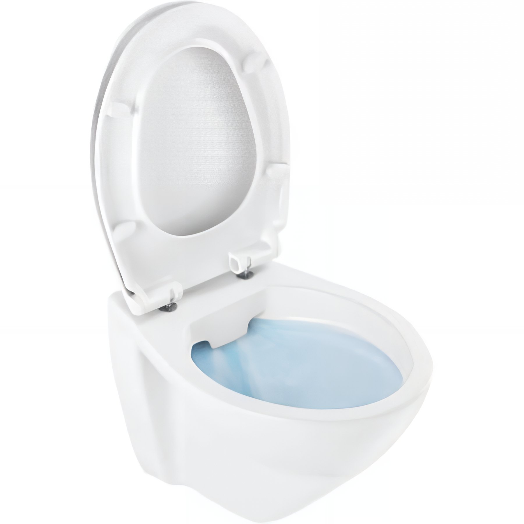 Cuvette de WC céramique traditionnelle SANINDUSA suspendue rimflush Cetus blanc (abattant non compris)