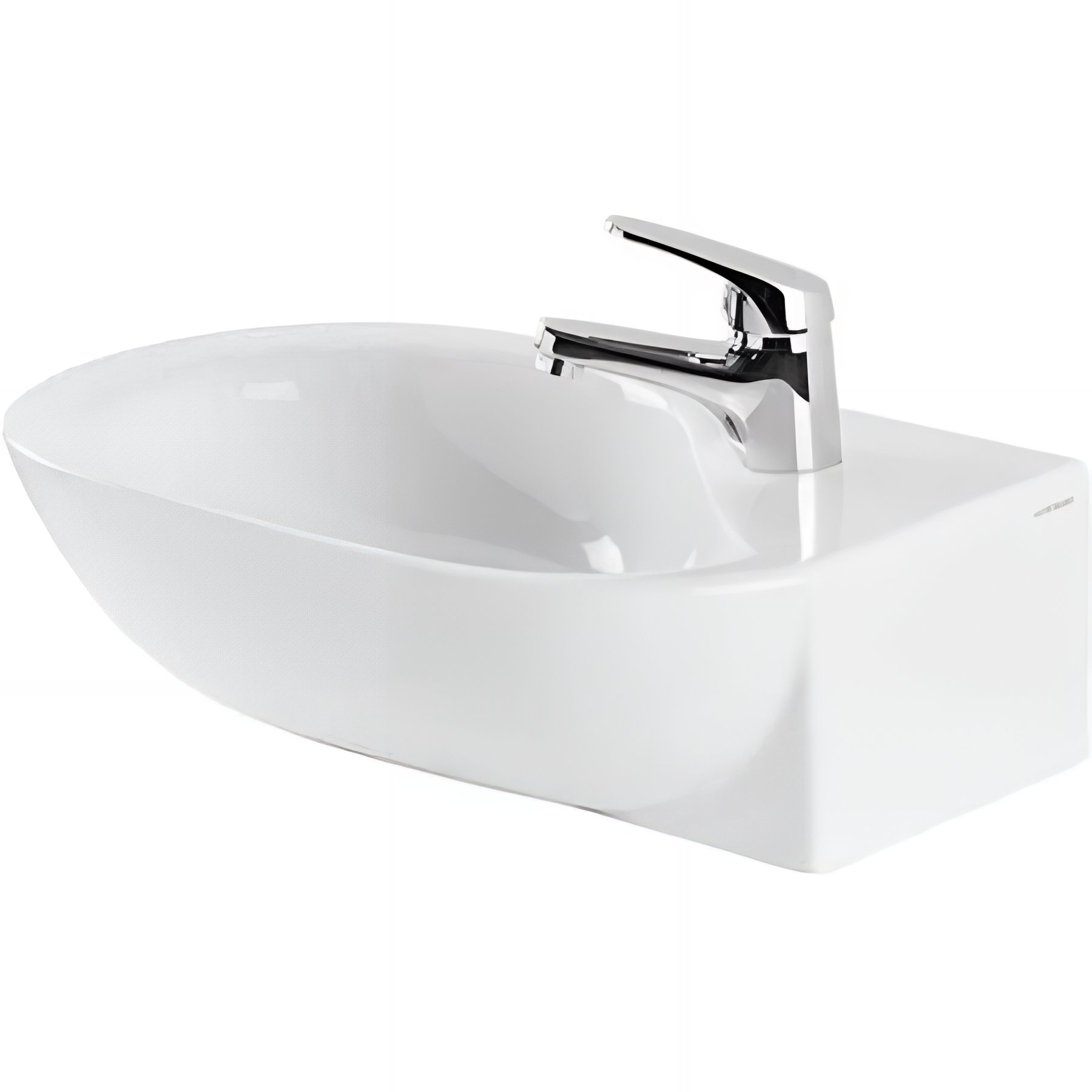 Lave mains mural Douro mural céramique traditionnelle SANINDUSA 51x31 blanc