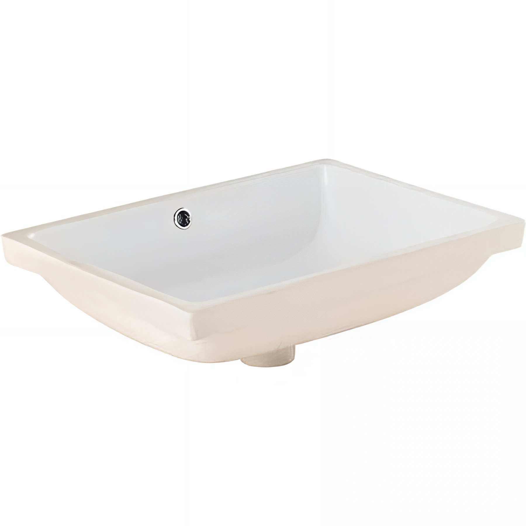 Vasque céramique traditionnelle SANINDUSA a encastrer par dessous Biar blanc