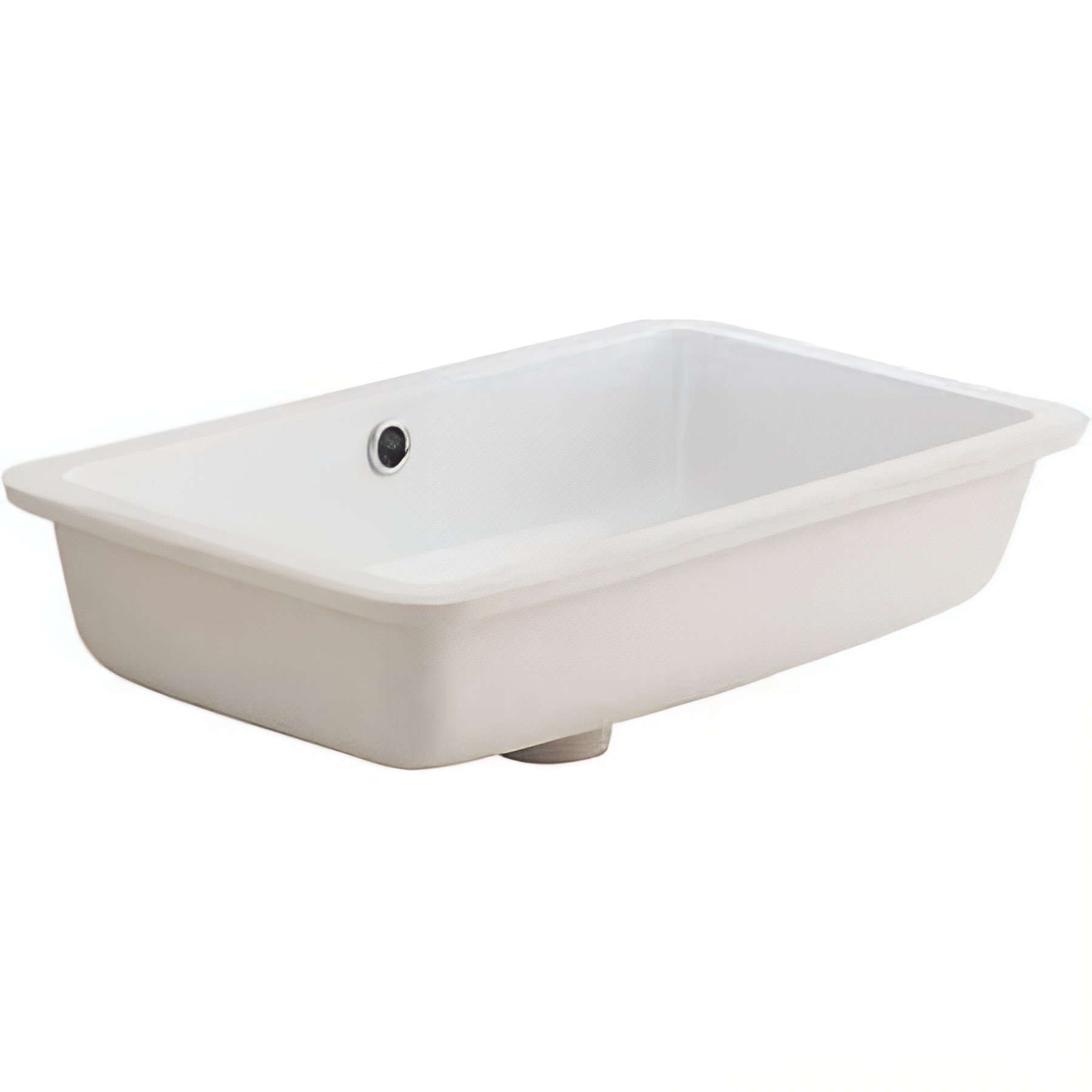 Vasque céramique traditionnelle SANINDUSA encastrer par dessous Agres blanc