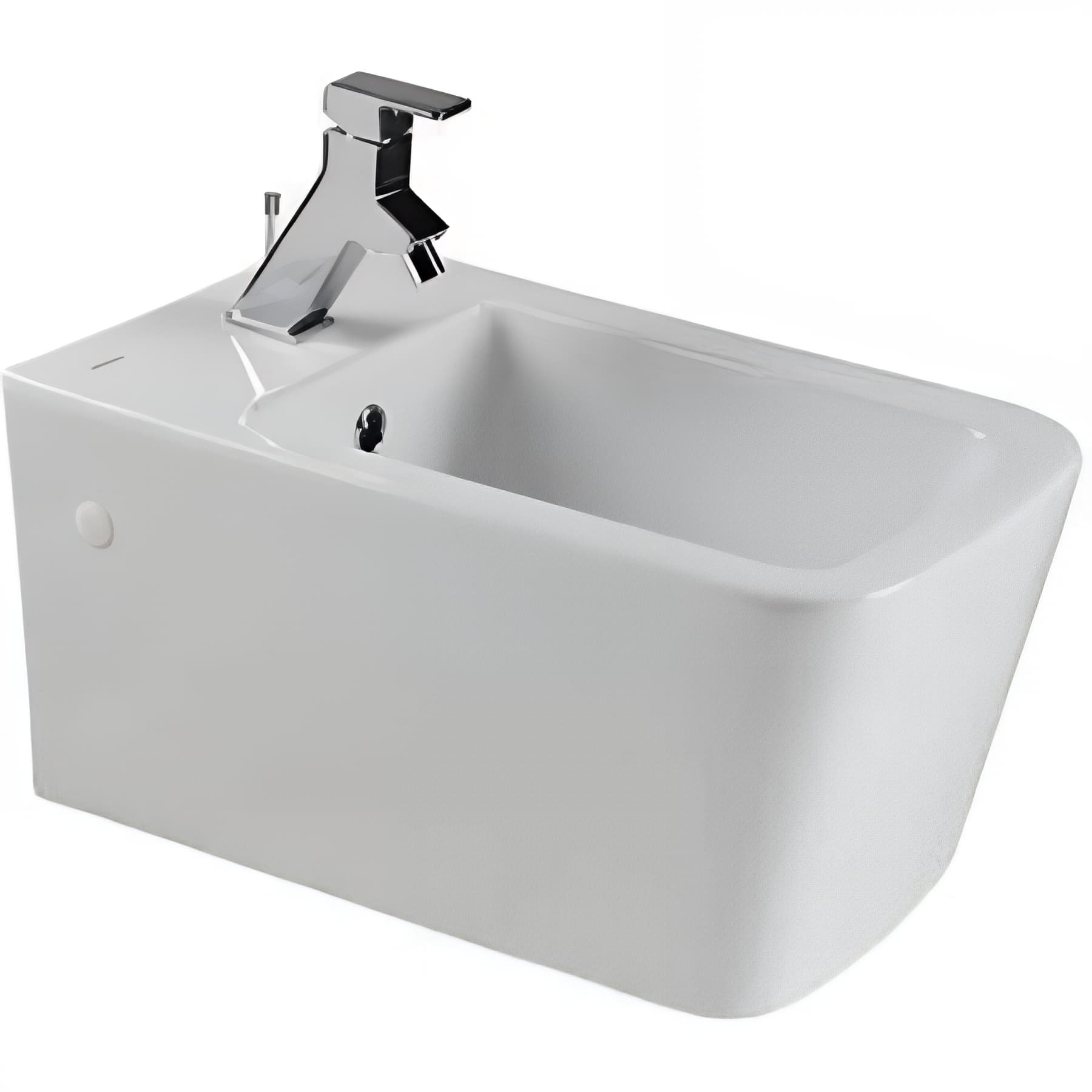 Bidet suspendu céramique traditionnelle SANINDUSA Advance blanc