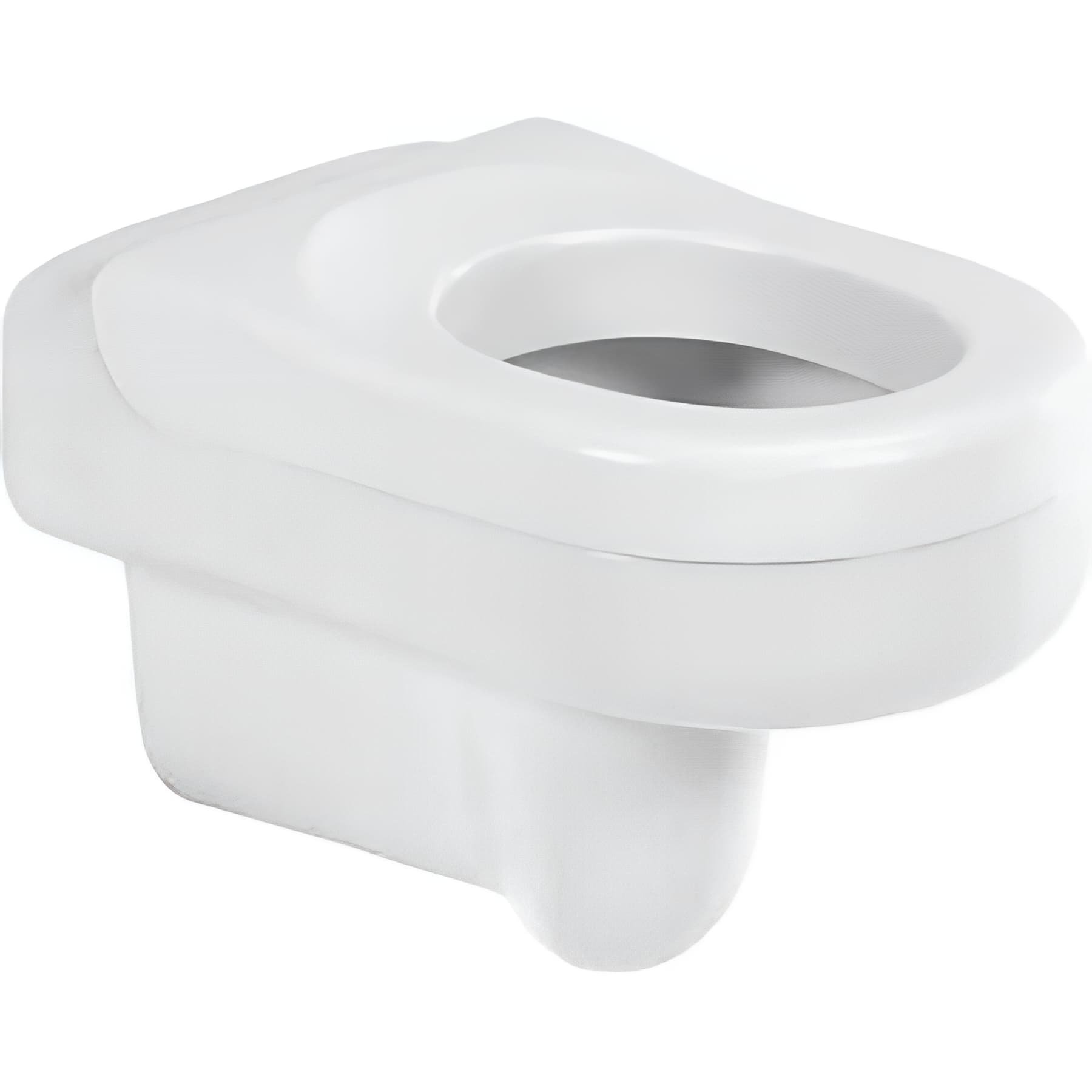 Cuvette de WC suspendue céramique traditionnelle PMR normes handicapé SANINDUSA assise spéciale New WC Care blanc