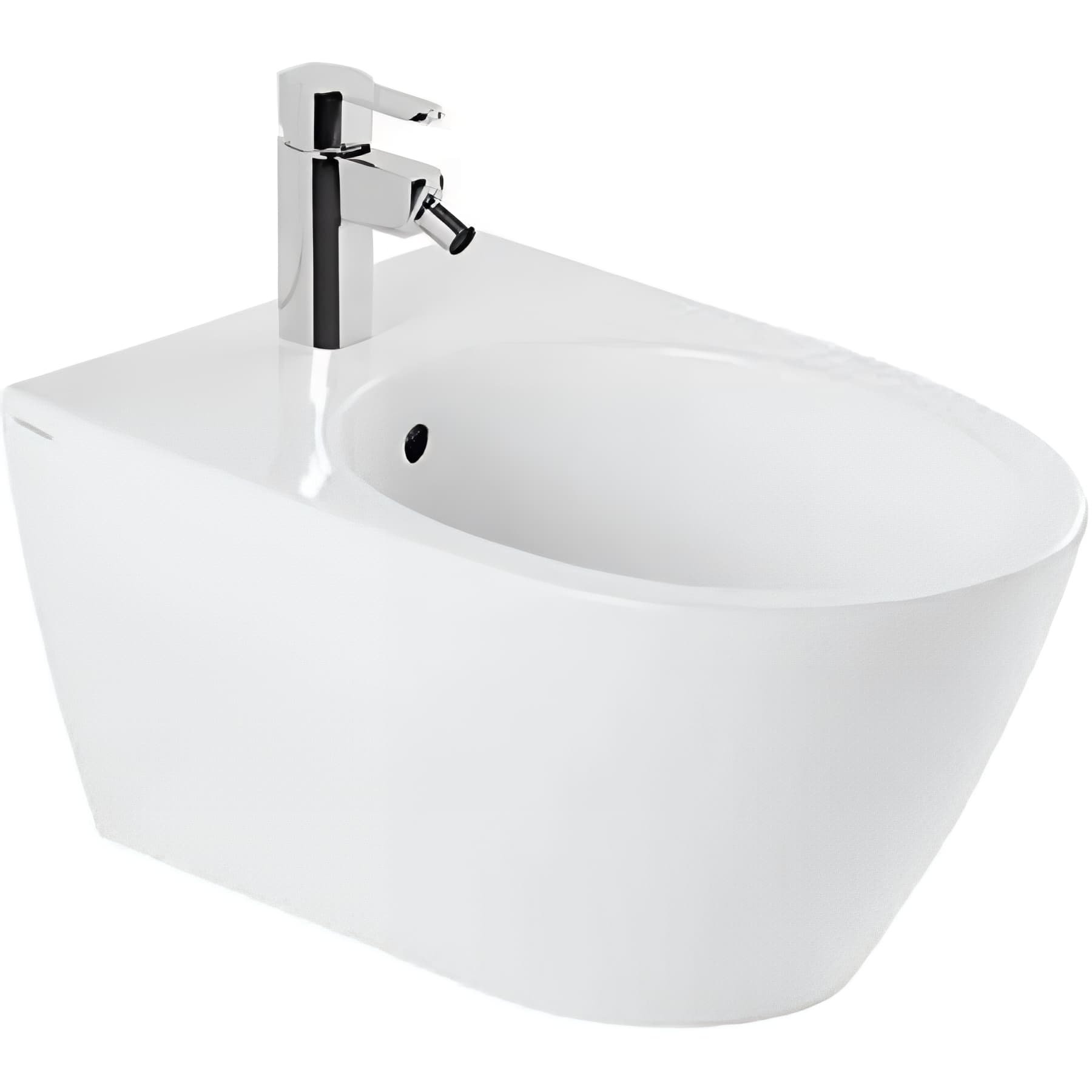 Bidet suspendu céramique traditionnelle SANINDUSA 56 Sanlife blanc    