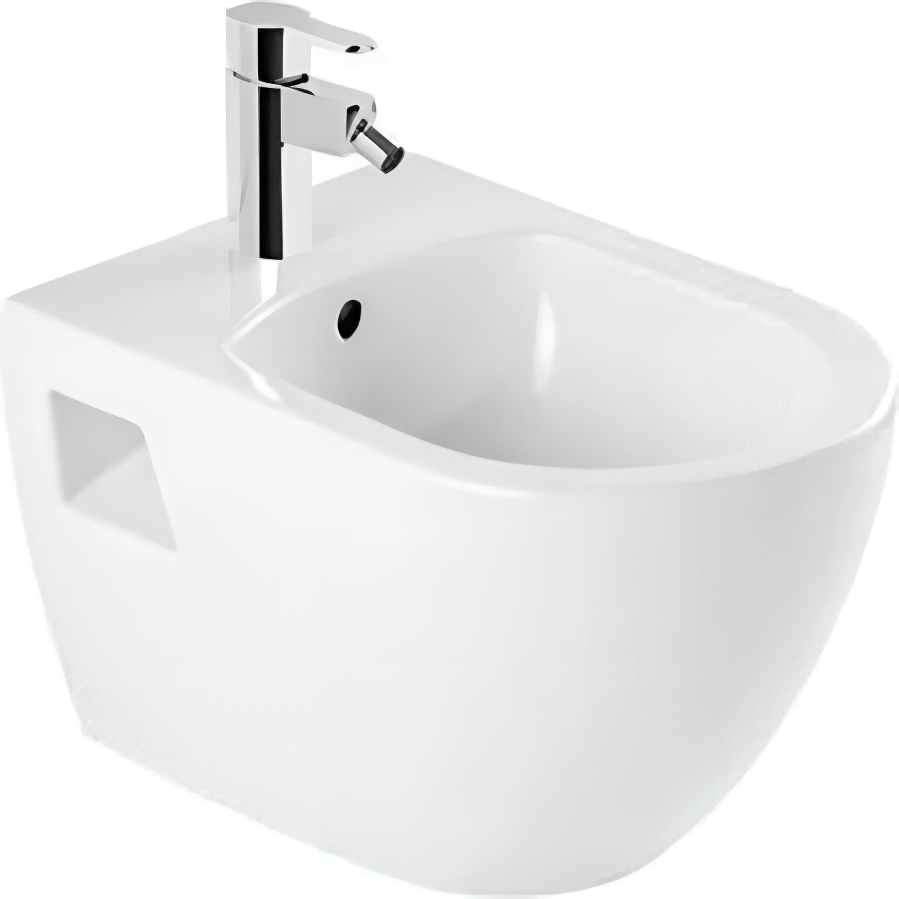 Pack Bidet suspendu céramique+Bâti support SANINDUSA Sanibold 50 blanc (bidet + Bâti support)