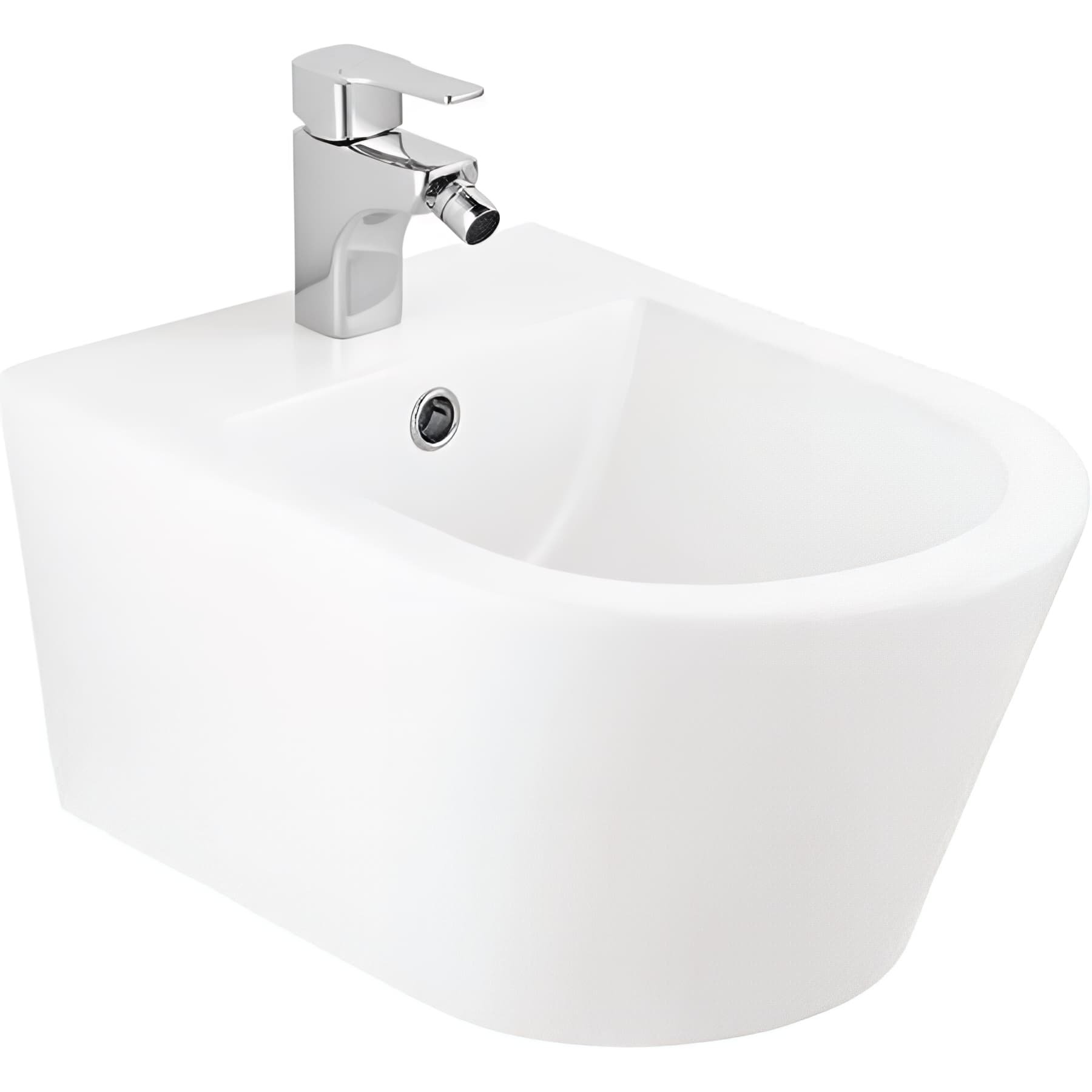 Bidet suspendu céramique traditionnelle SANINDUSA UrbY blanc