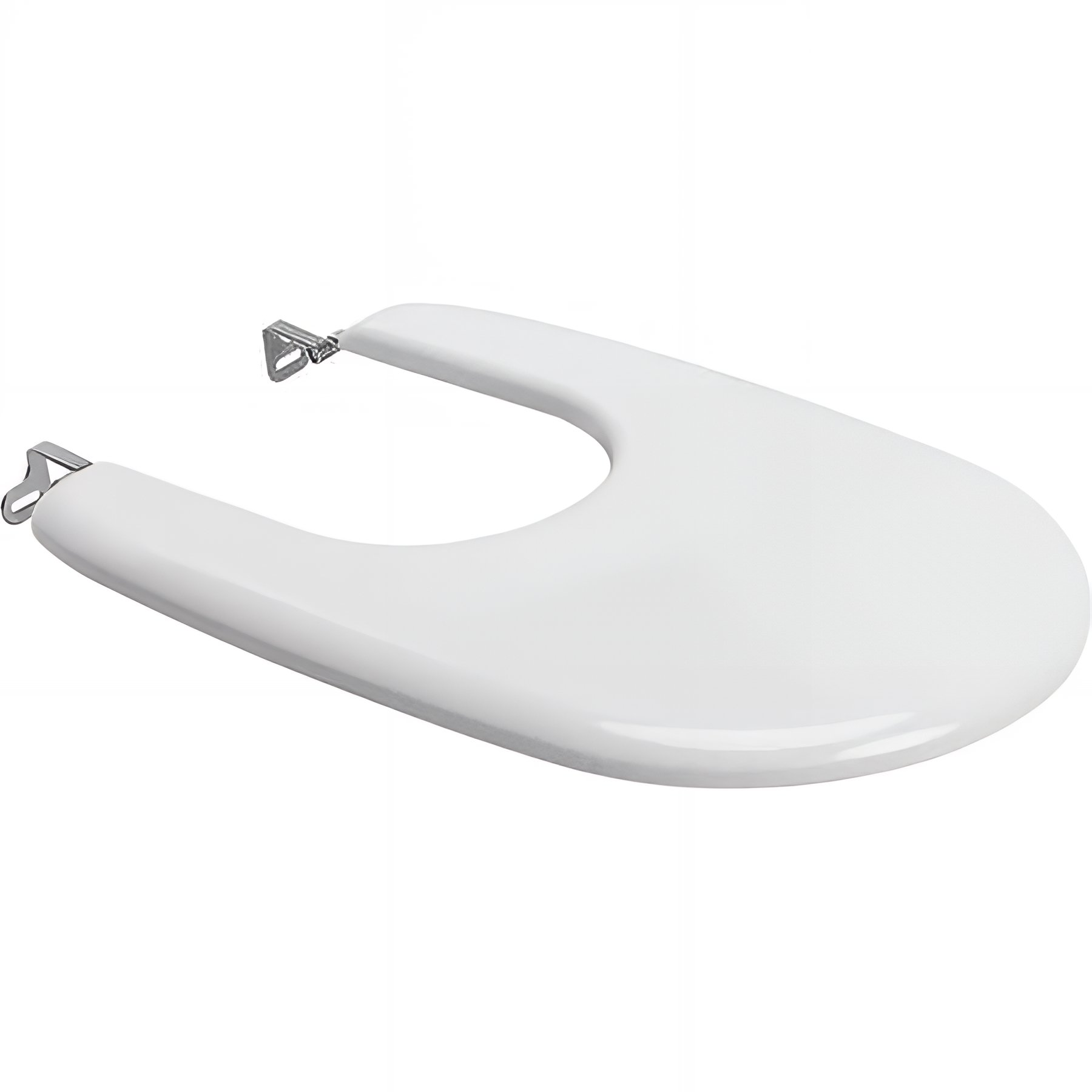 Abattant pour bidet céramique avec trous SANINDUSA Aveiro blanc    