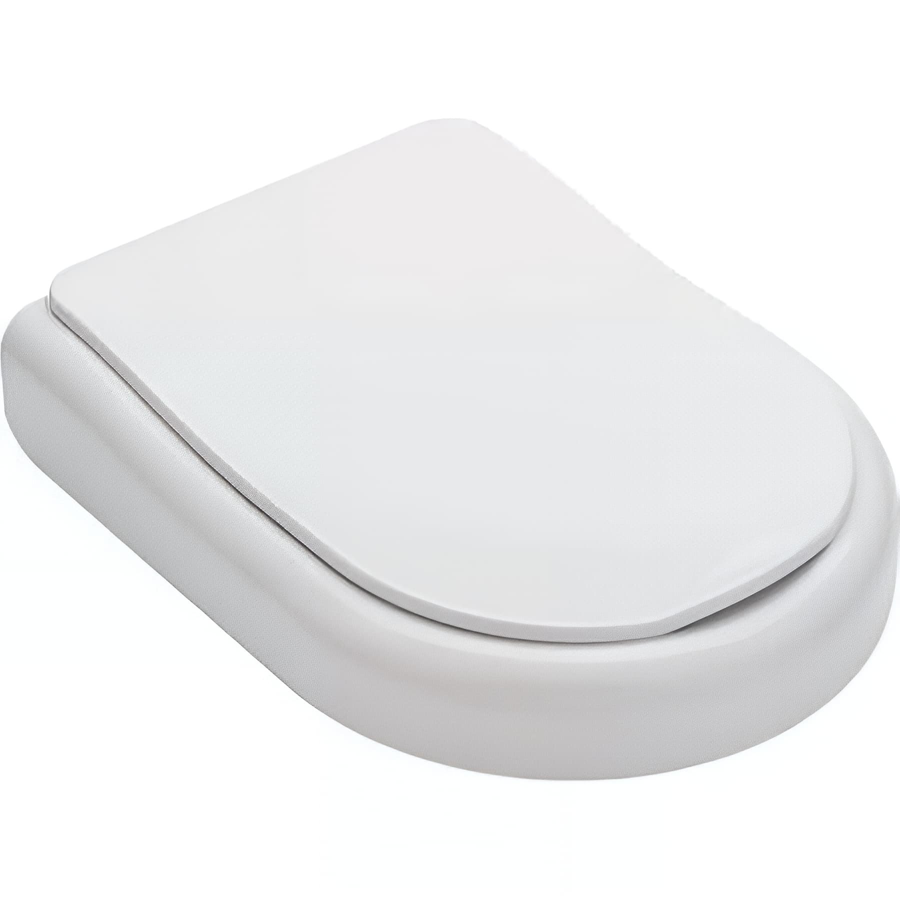 Abattant de WC PMR normes handicapé SANINDUSA New WC Care blanc