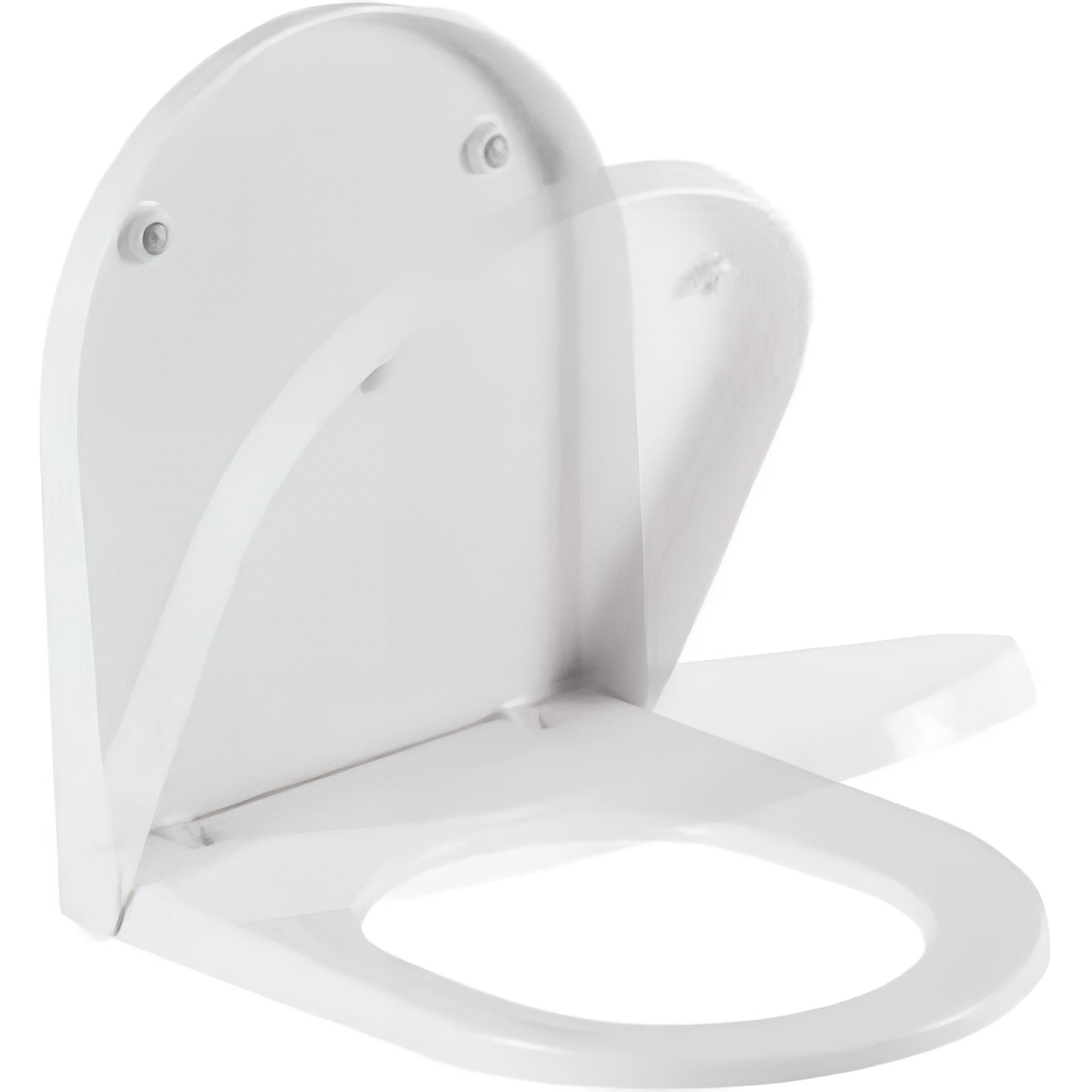 Abattant pour WC SANINDUSA Proget Confort déclipsable slow close frein de chute blanc (non universel)