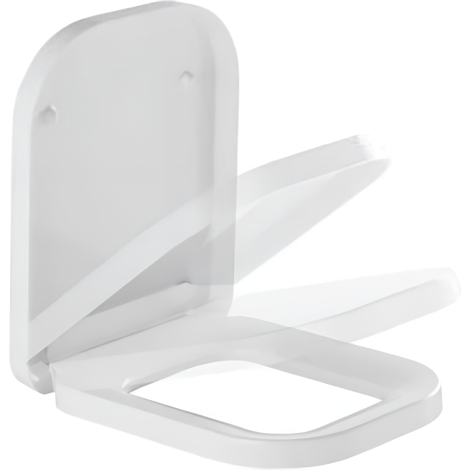 Abattant WC pour WC SANINDUSA Look slow close frein de chute blanc (non universel)