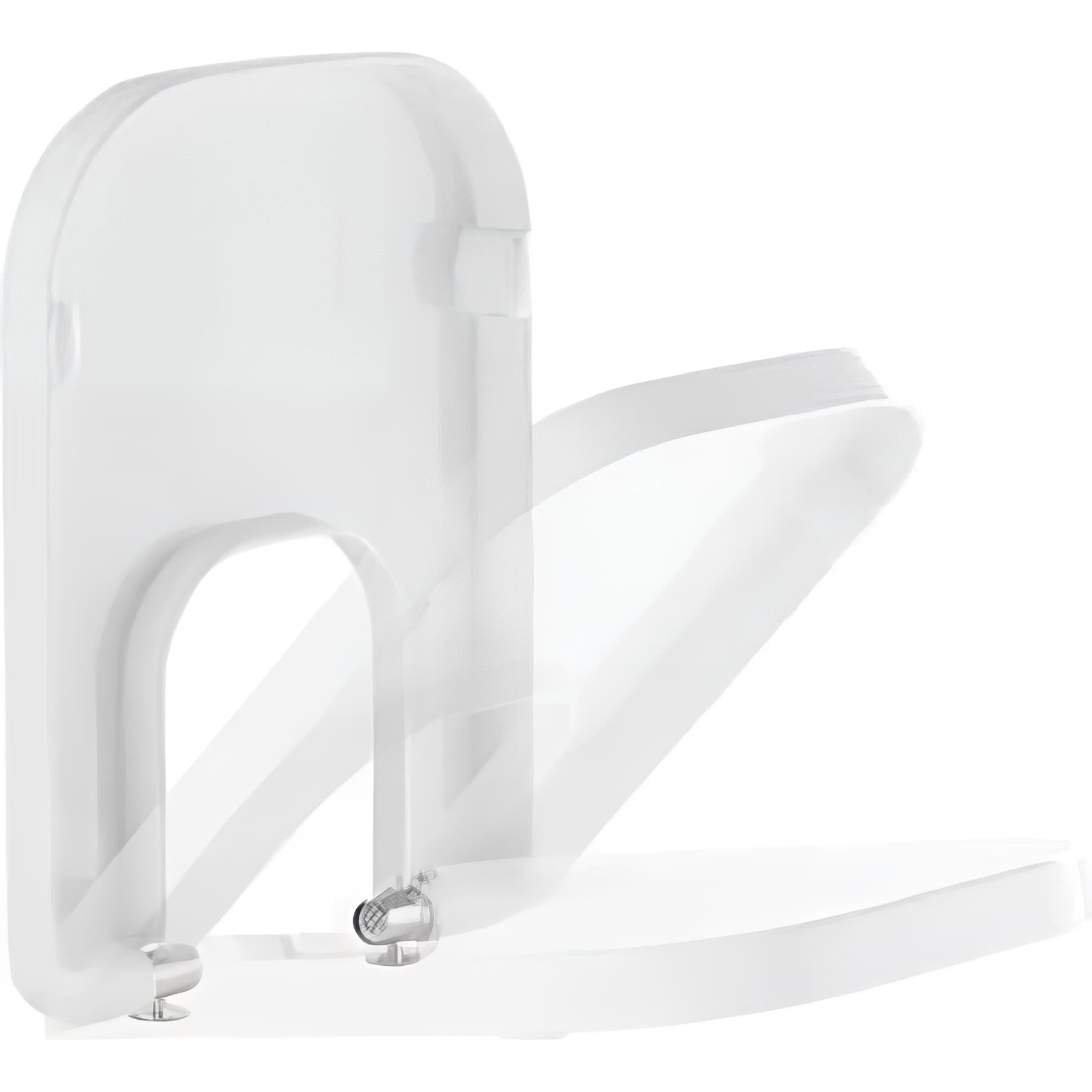 Abattant bidet SANINDUSA Look déclipsable slow close frein de chute blanc (non universel)