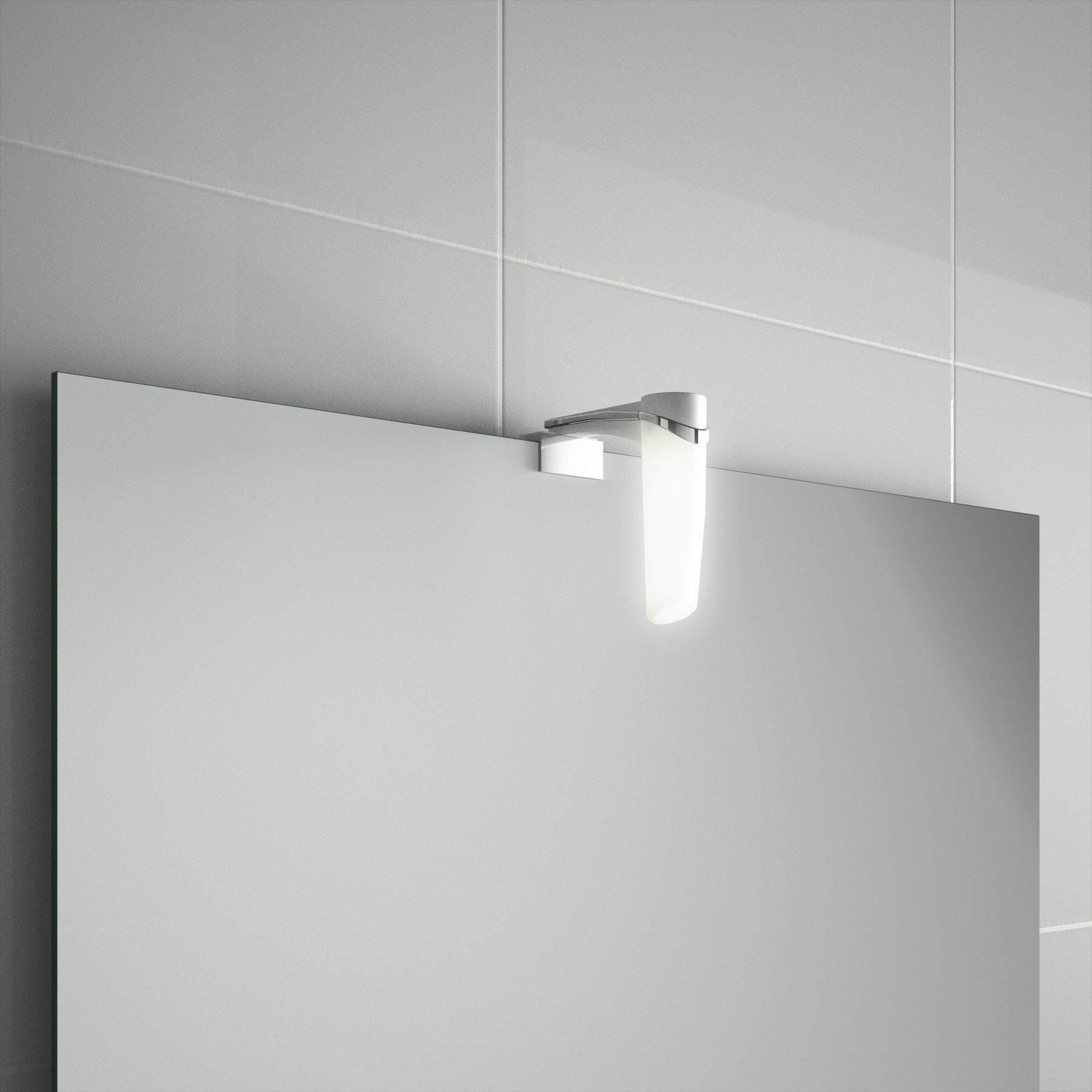 Applique de salle de bains Gamme PRO SALGAR ELSA luminaire led IP44 (1x3W.) 39 x 117 x 119 mm - Réf:23537