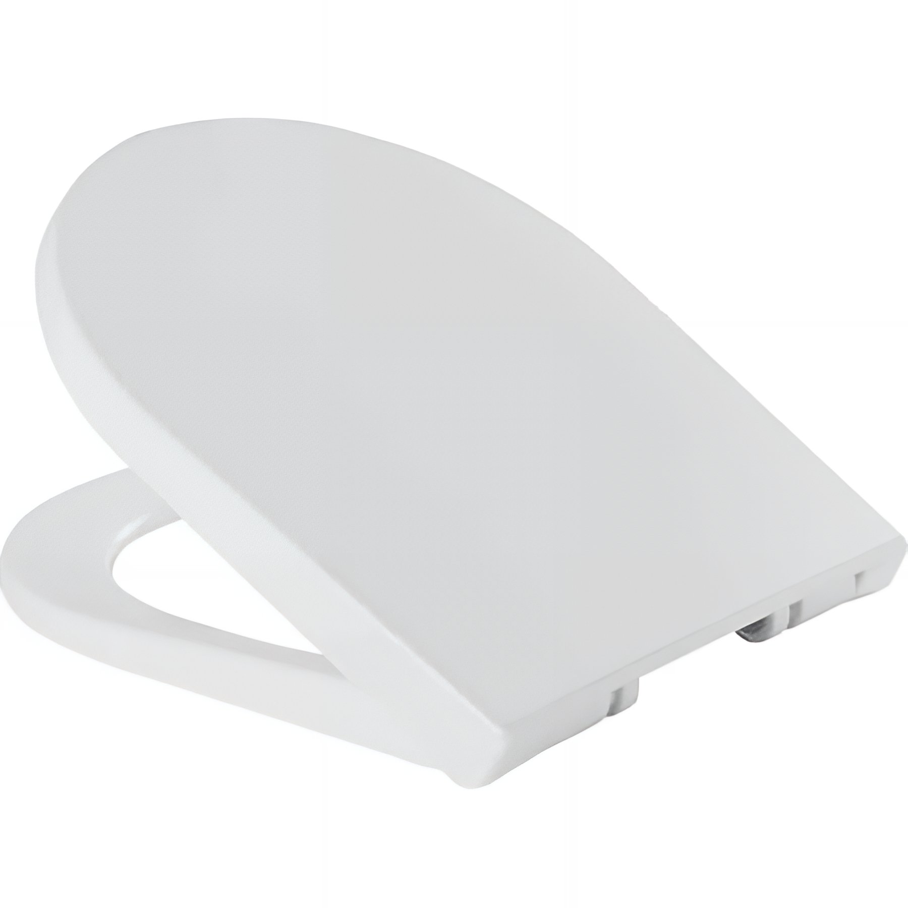 Abattant WC pour WC SANINDUSA UrbY déclipsable chrome blanc (non universel)