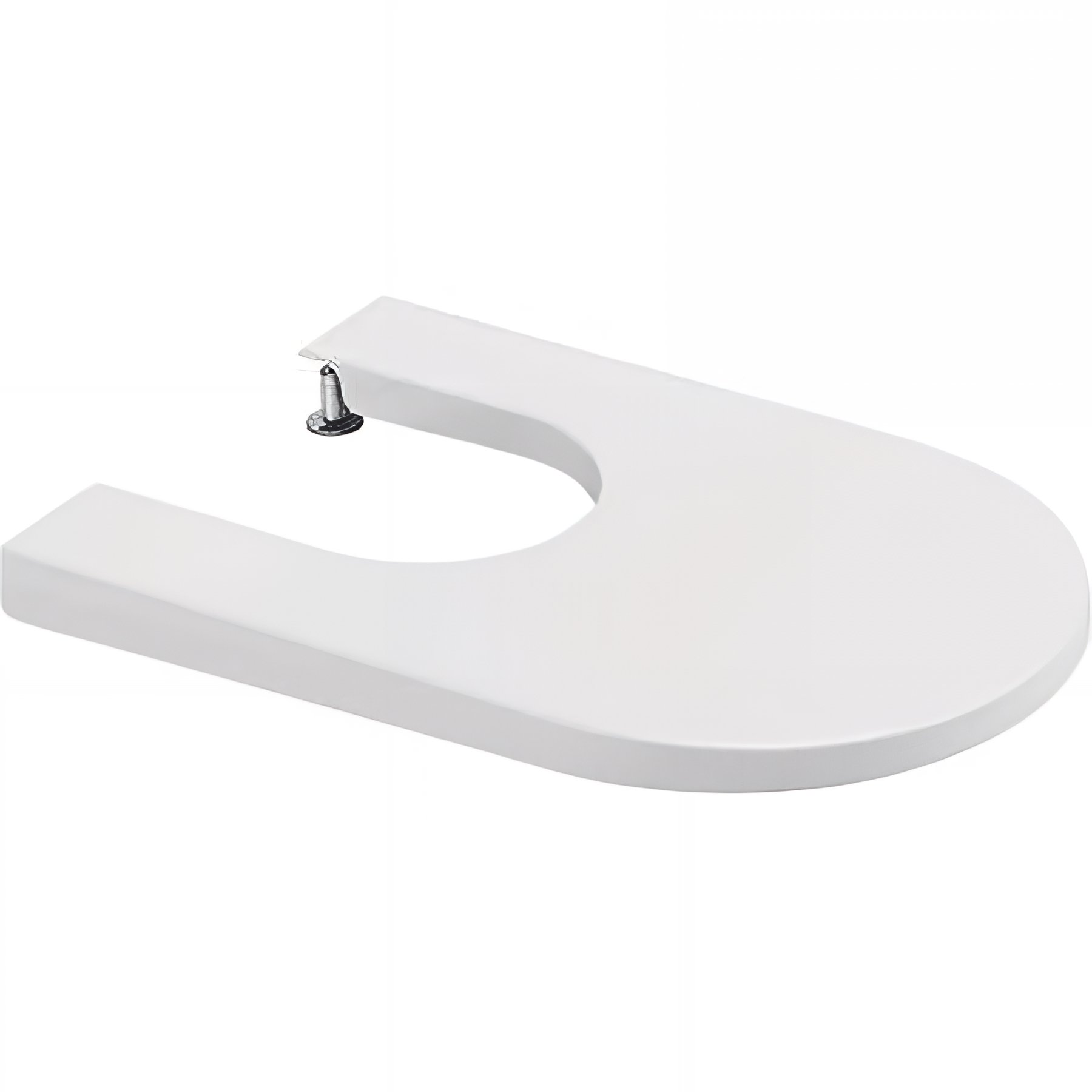 Abattant pour Bidet SANINDUSA UrbY a poser au sol blanc