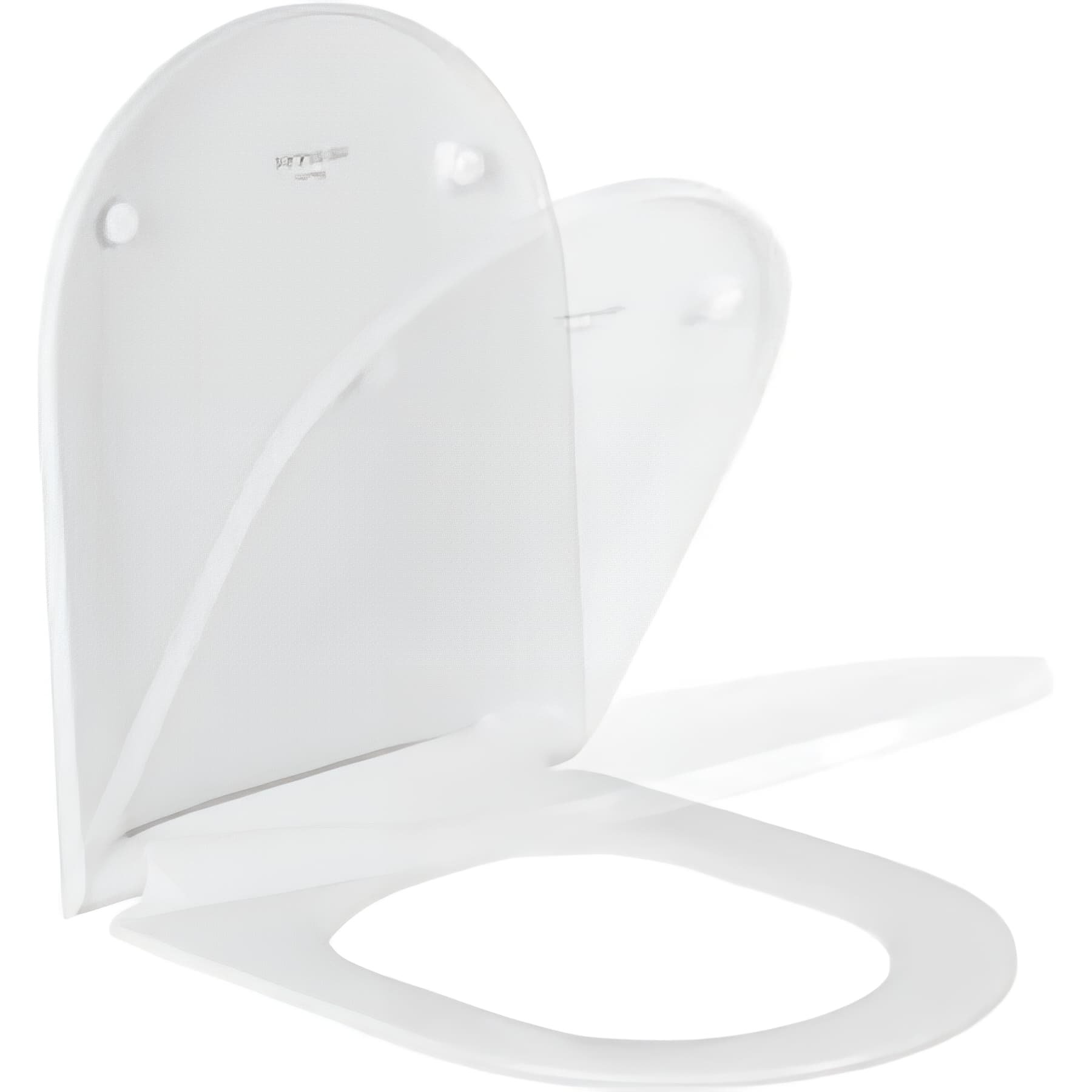 Abattant WC Winner easyclip slow close frein de chute blanc et chrome    