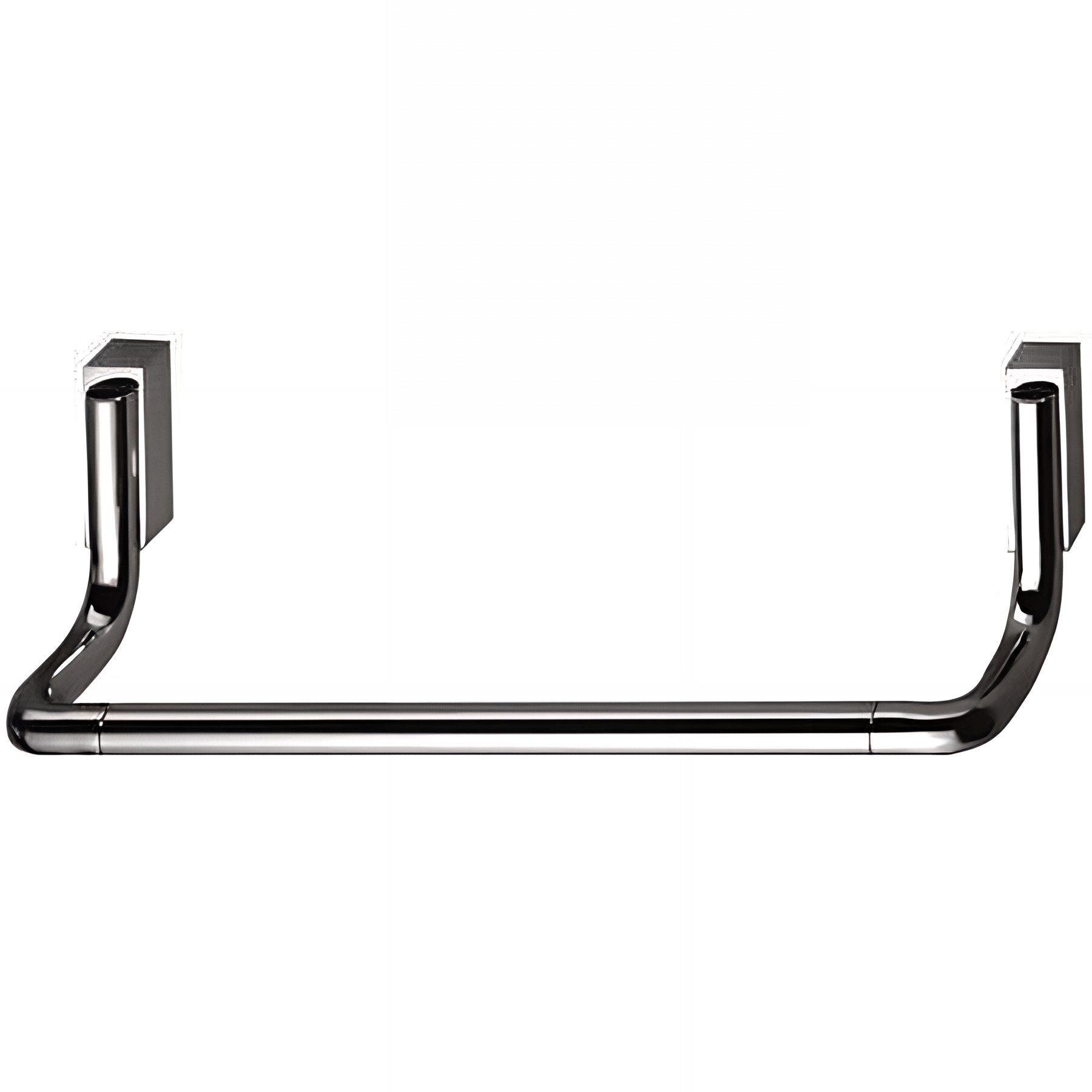 Porte serviette de salle de bains SANINDUSA WCA 30 courbé laiton massif chromé fixation sur appliques murales