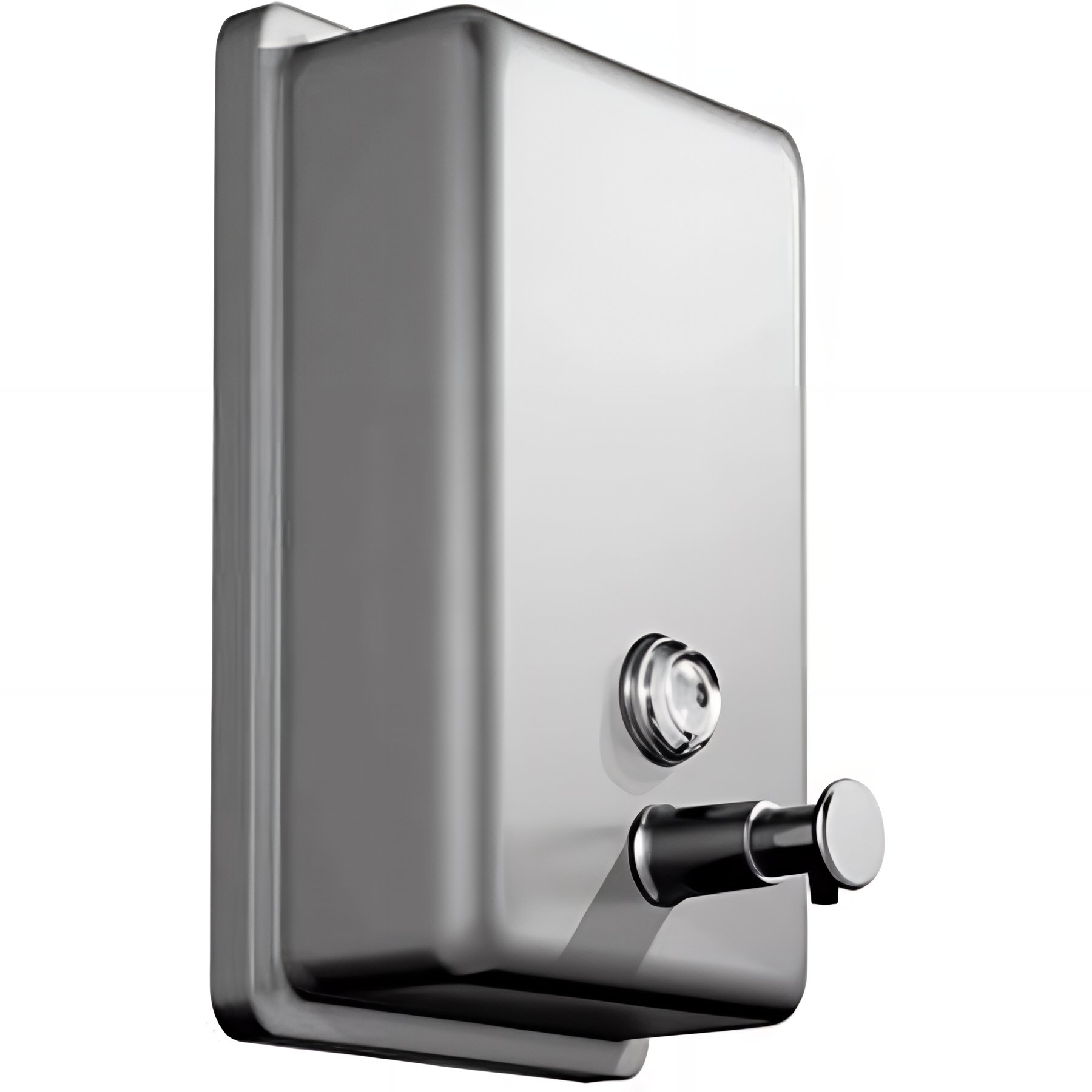 Distributeur de savon mural à poussoir SANINDUSA Luxe réserve de savon 0,85 Litres chrome    