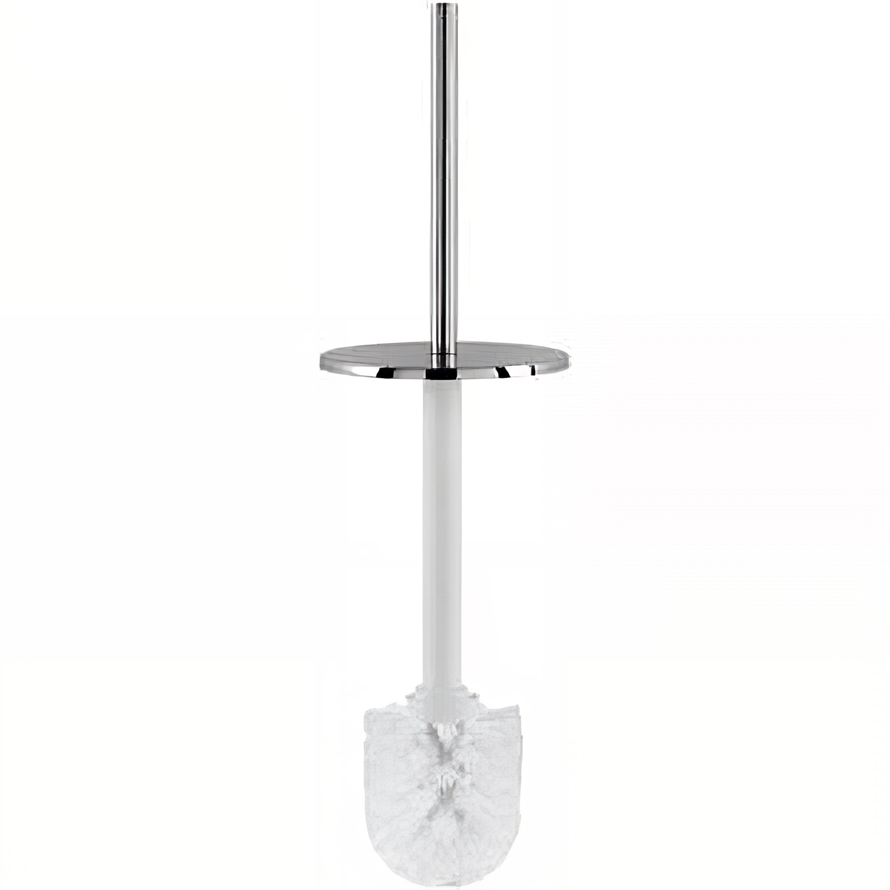 Brosse de WC seule SANINDUSA Vintage (compatible uniquement avec pot Vintage) blanc et chrome