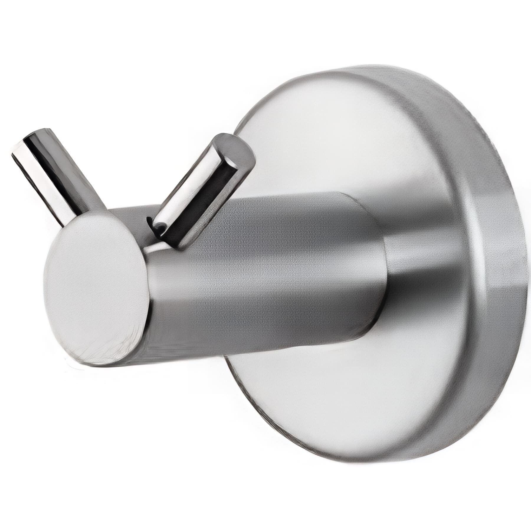 Patère de salle de bains double crochets SANINDUSA Rimini chromé    