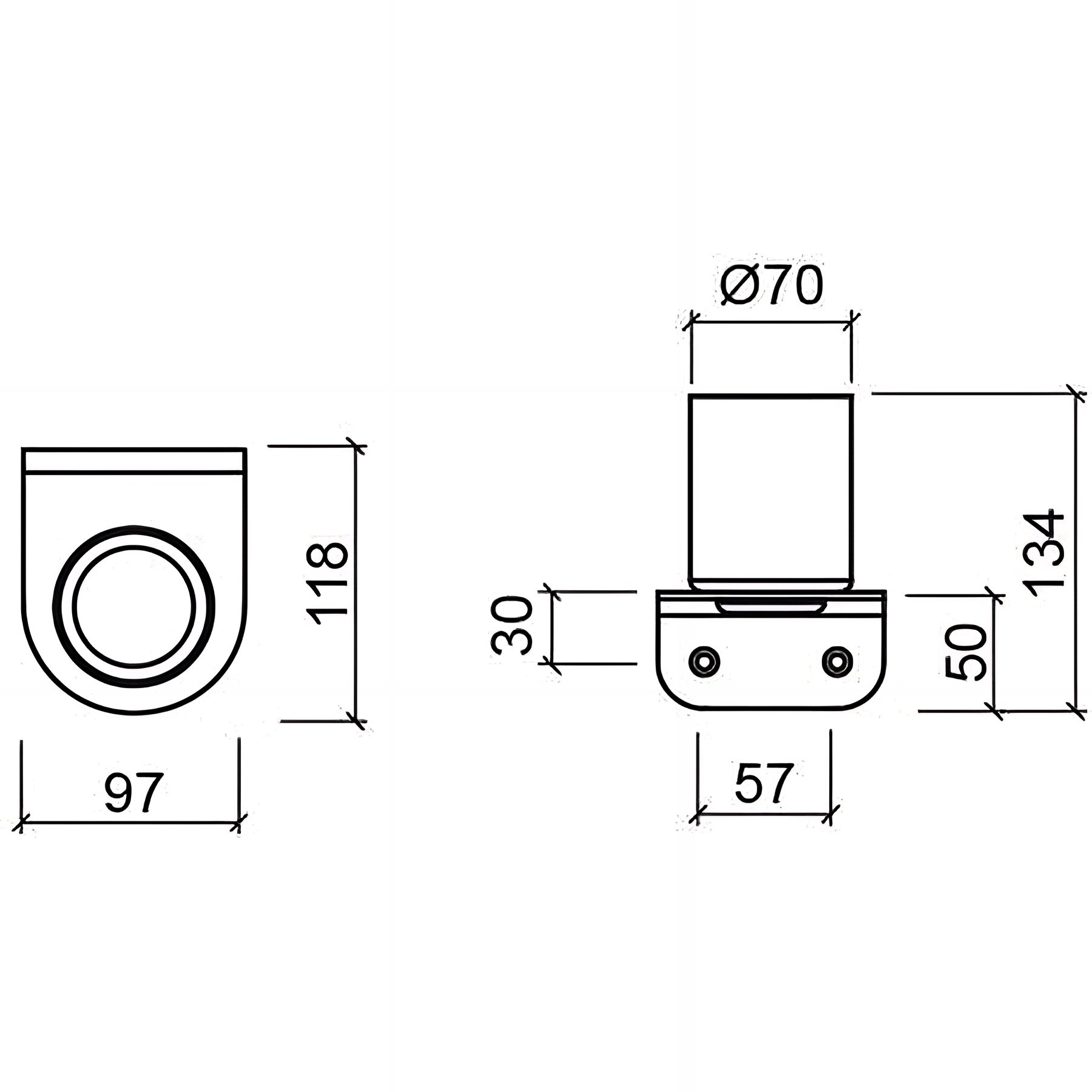 Porte serviettes multiple pour salle de bains ou cuisine SANINDUSA Arc tout inox