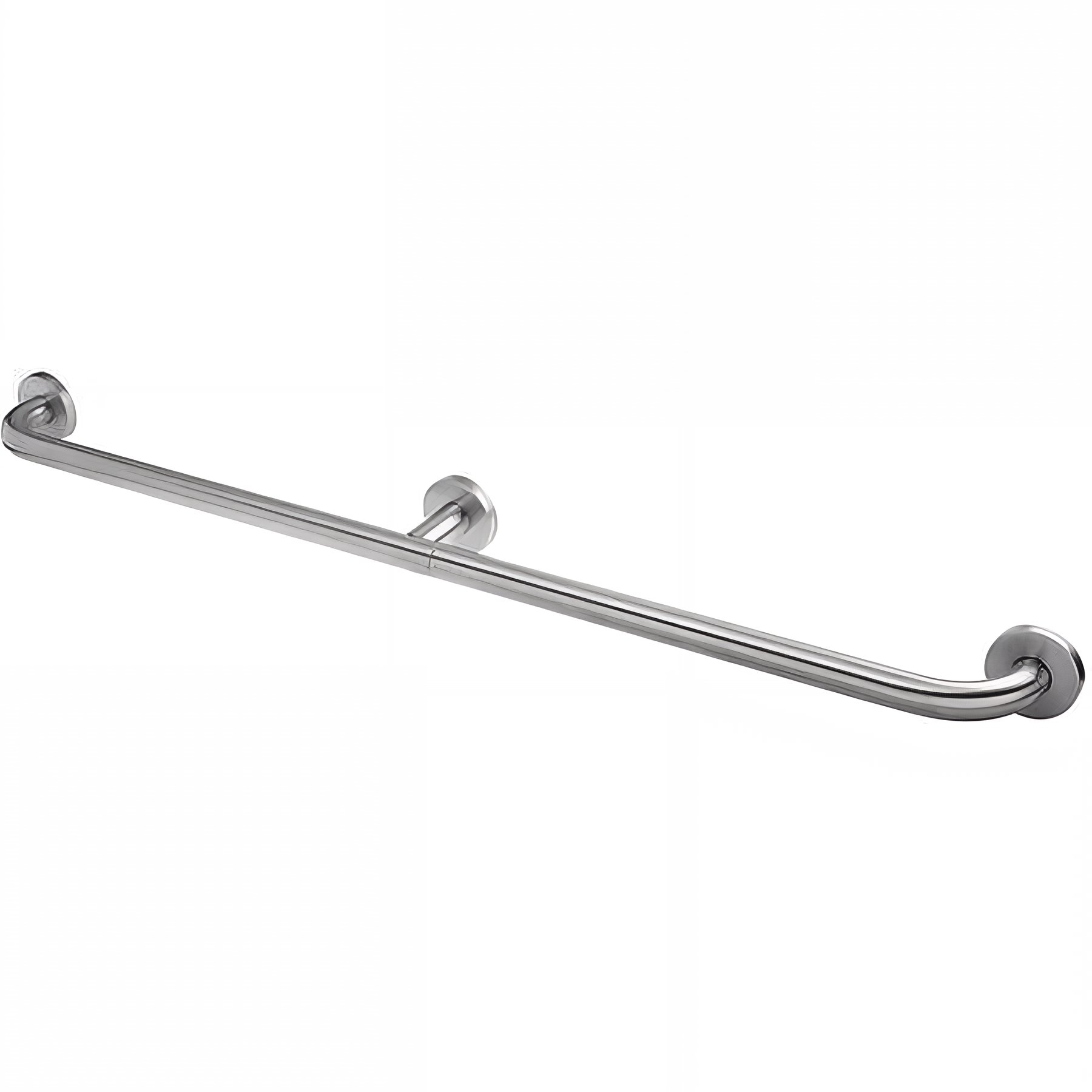 Barre d´appui et relèvement droite PMR normes handicapé SANINDUSA NewWCCare 120 inox brossé