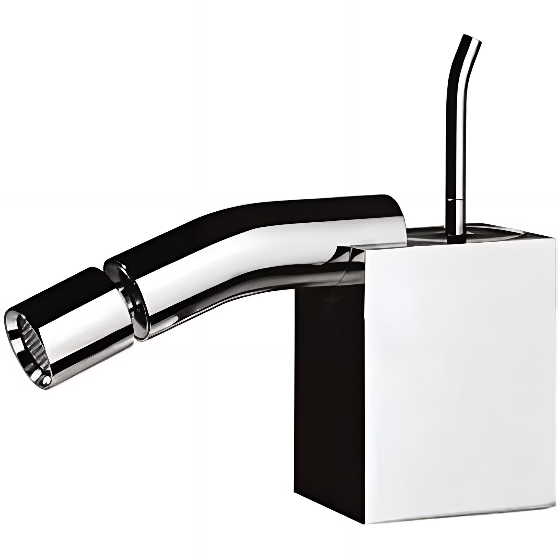 Mitigeur bidet design d'exception SANINDUSA WCA livré avec vidage clic-clac chrome