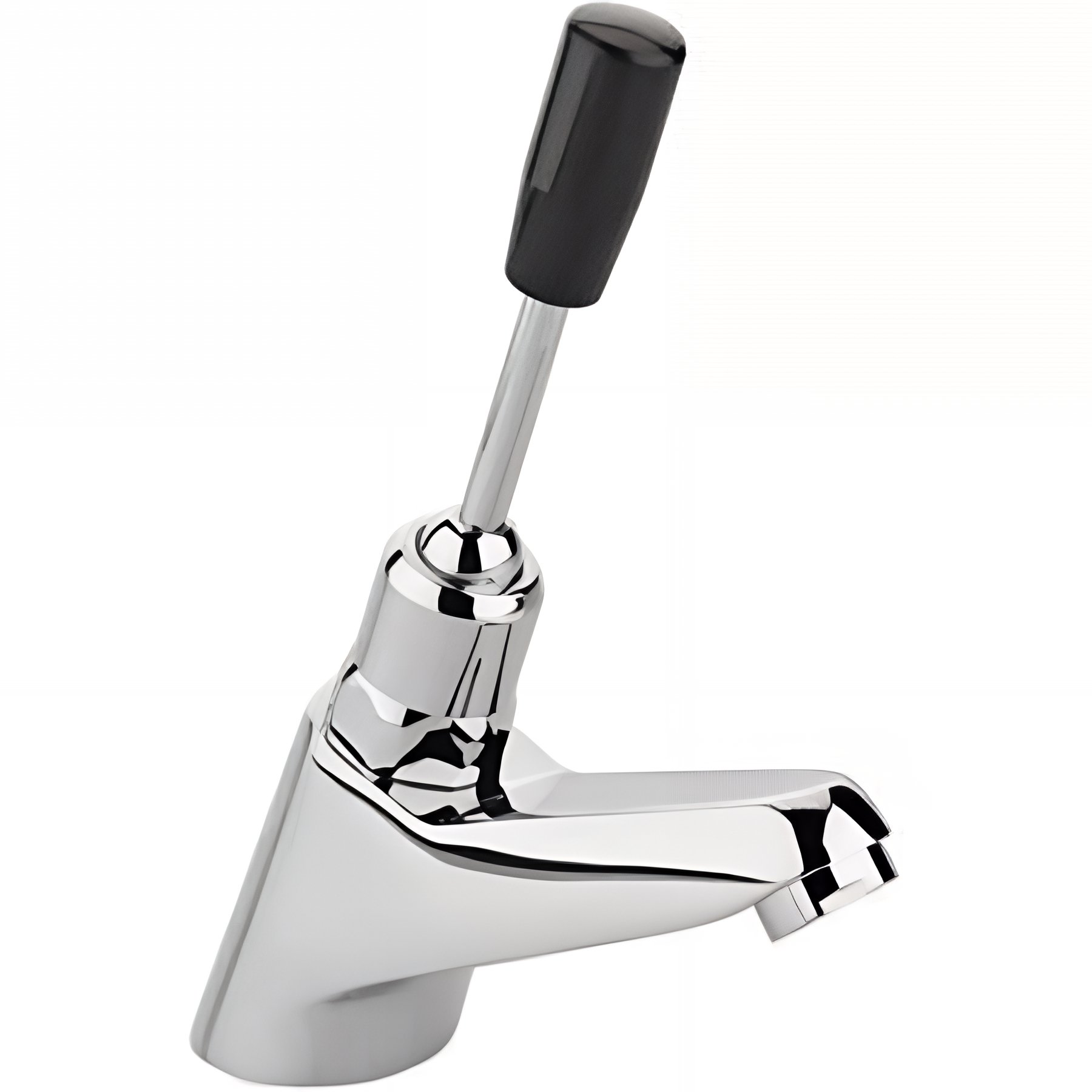 Robinet pour lavabo ou vasque poignée multi directionnel PMR normes handicapé SANINDUSA Éco chromé