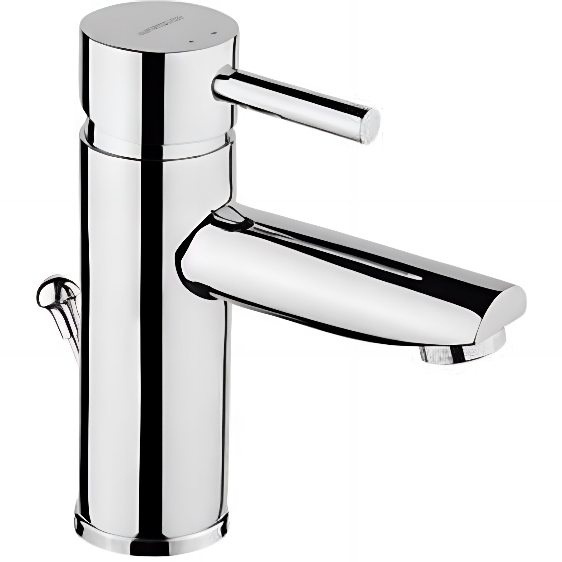 Mitigeur pour lavabo ou vasque SANINDUSA New Icone chromé livré avec fixation 2 flexibles et son vidage à tirette