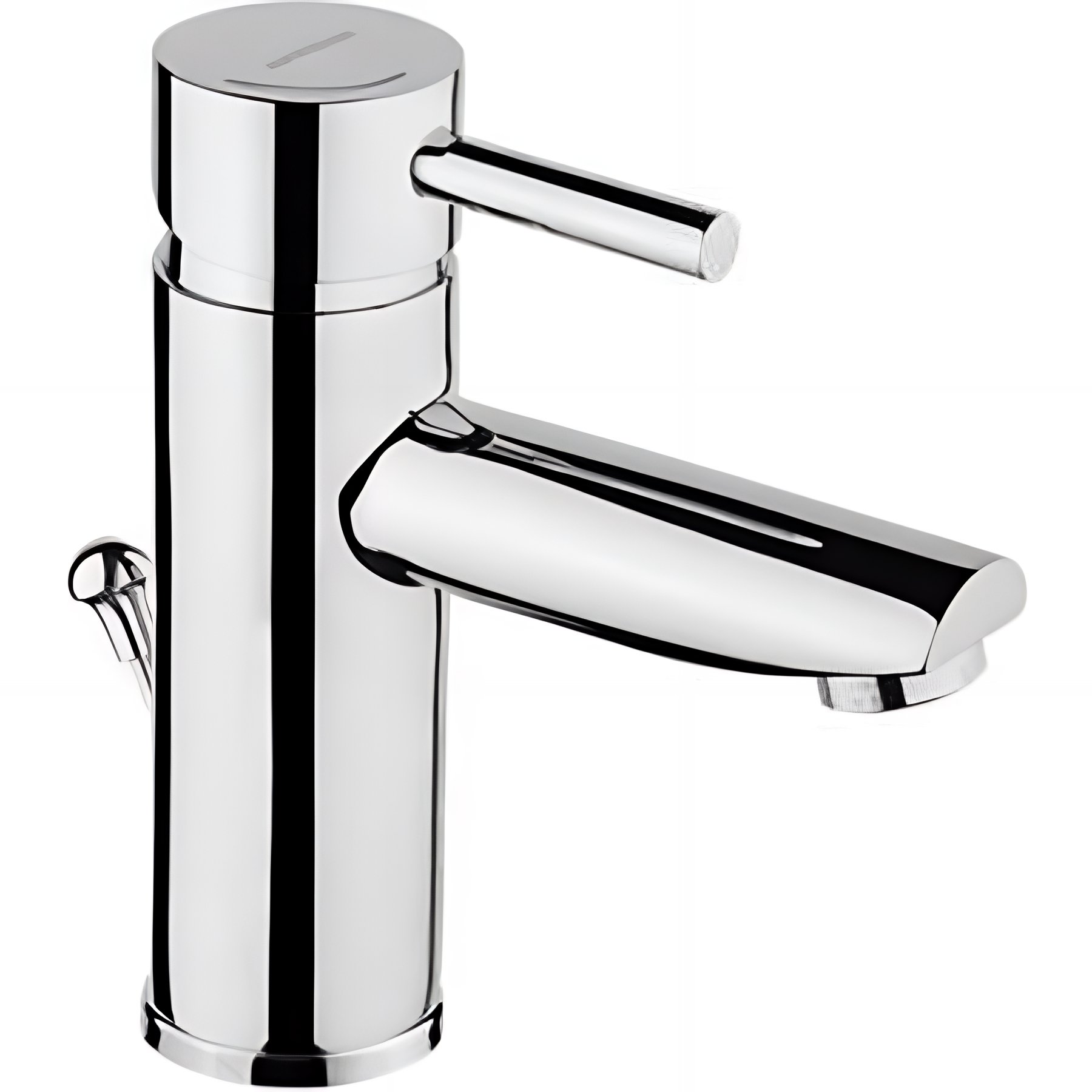 Mitigeur pour lavabo ou vasque SANINDUSA New Icone économie d'énergie Cold Open chromé livré avec vidage à tirette   