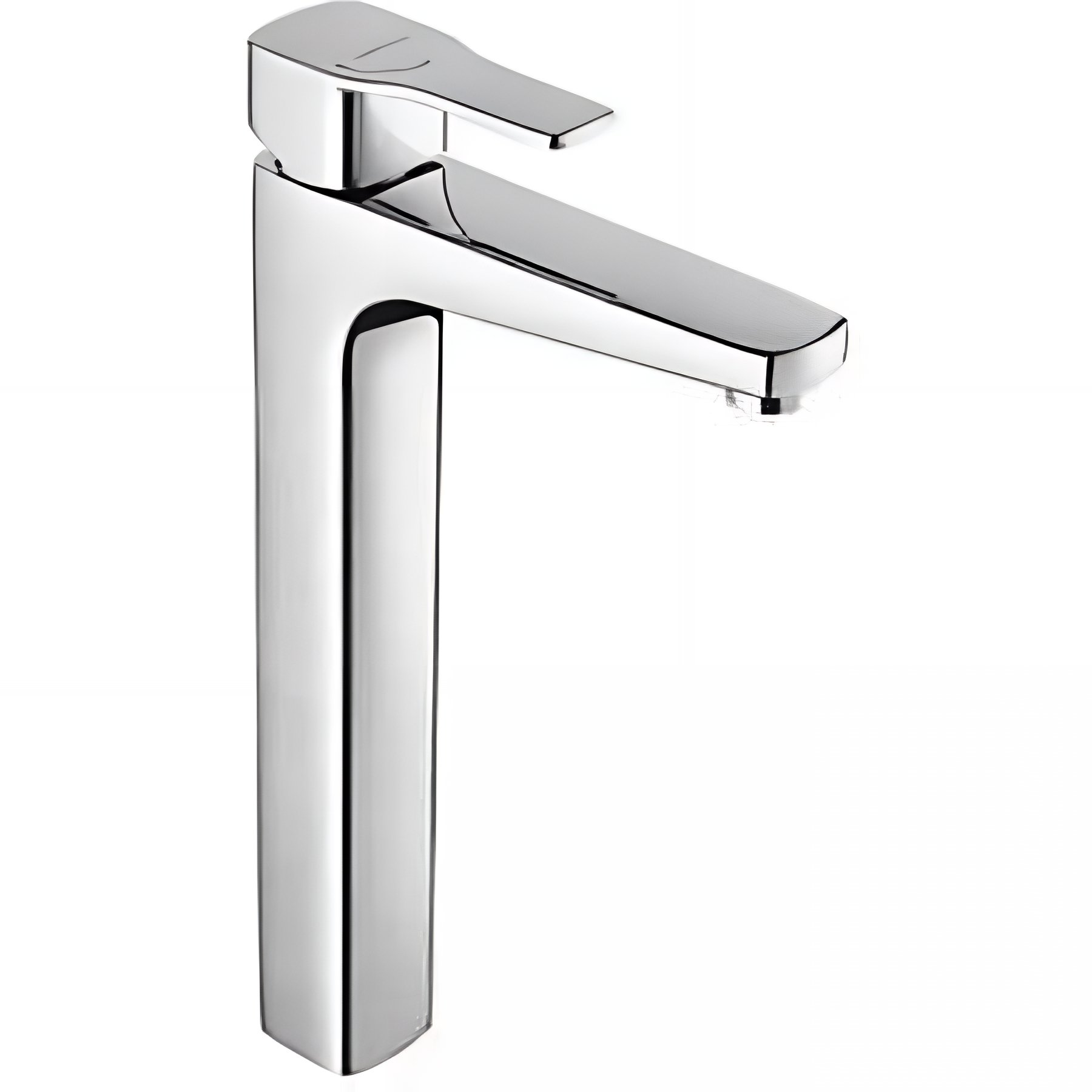 Mitigeur pour lavabo ou vasque corps haut pour pose sur plan SANINDUSA Advance chromé avec systèmes Cold Open et Écospot