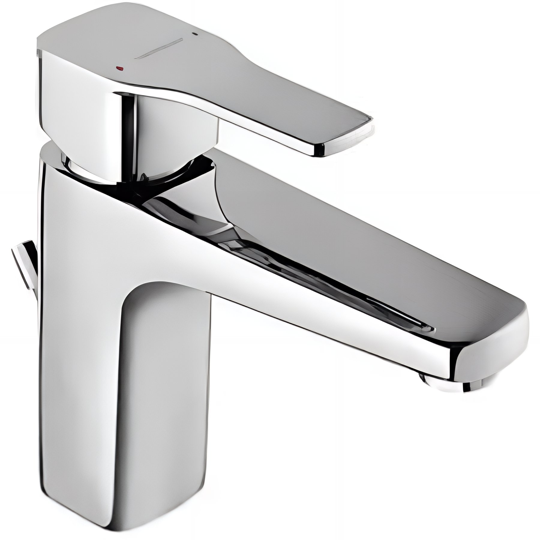 Mitigeur pour lavabo ou vasque SANINDUSA Advance chromé avec système ÉcoSpot livré avec son vidage à tirette