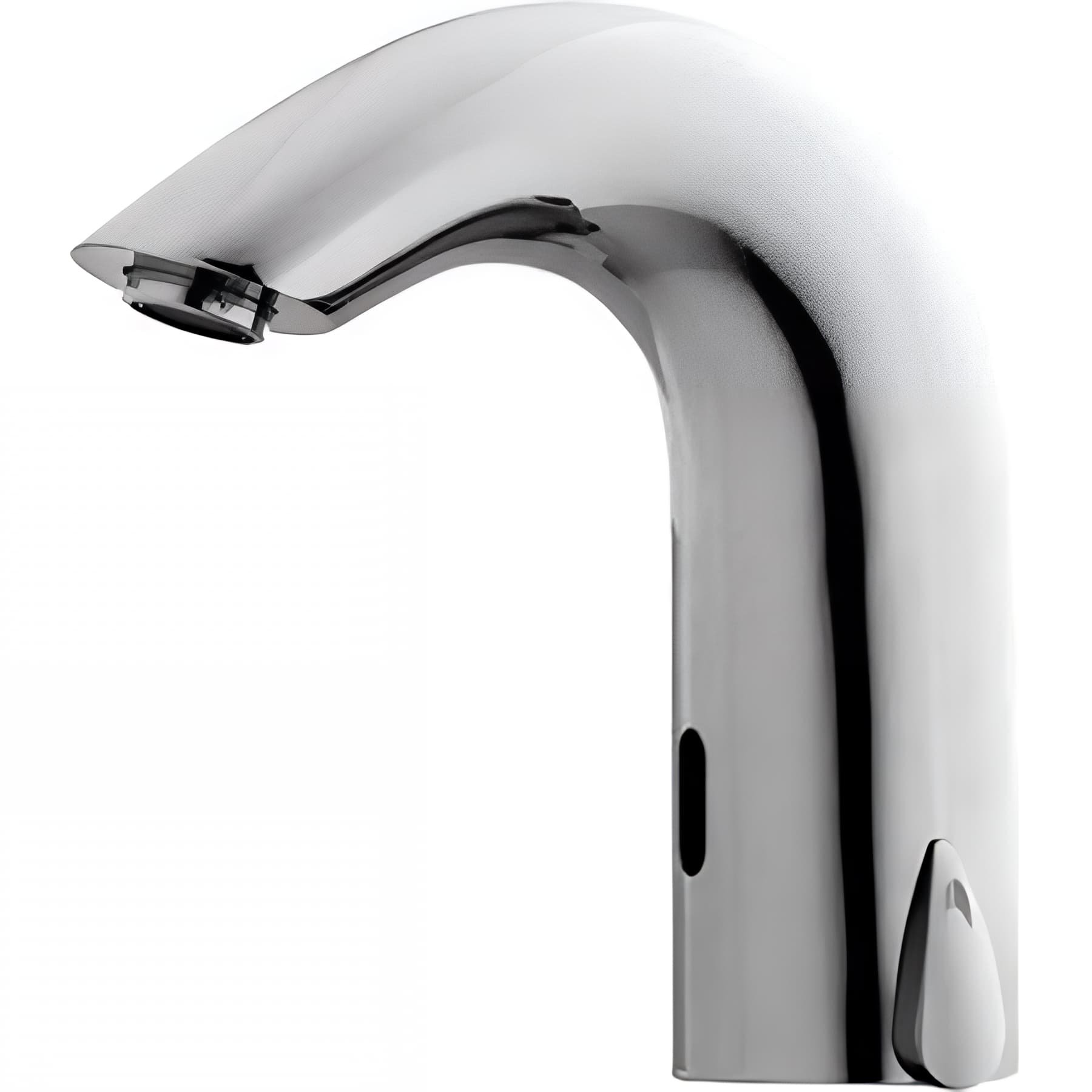 Mitigeur automatique sans contact a détection infrarouge pour lavabo ou vasque SANINDUSA Hera chromé fonctionne avec 1 pille 9V