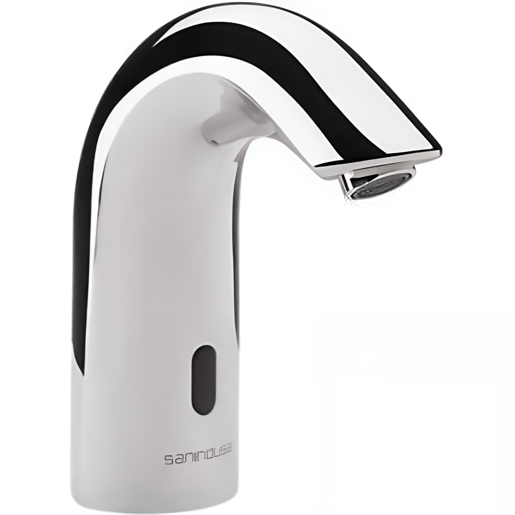 Mitigeur automatique sans contact a détection infrarouge pour lavabo ou vasque SANINDUSA Hera chromé fonctionne sur transformateur 9V inclus