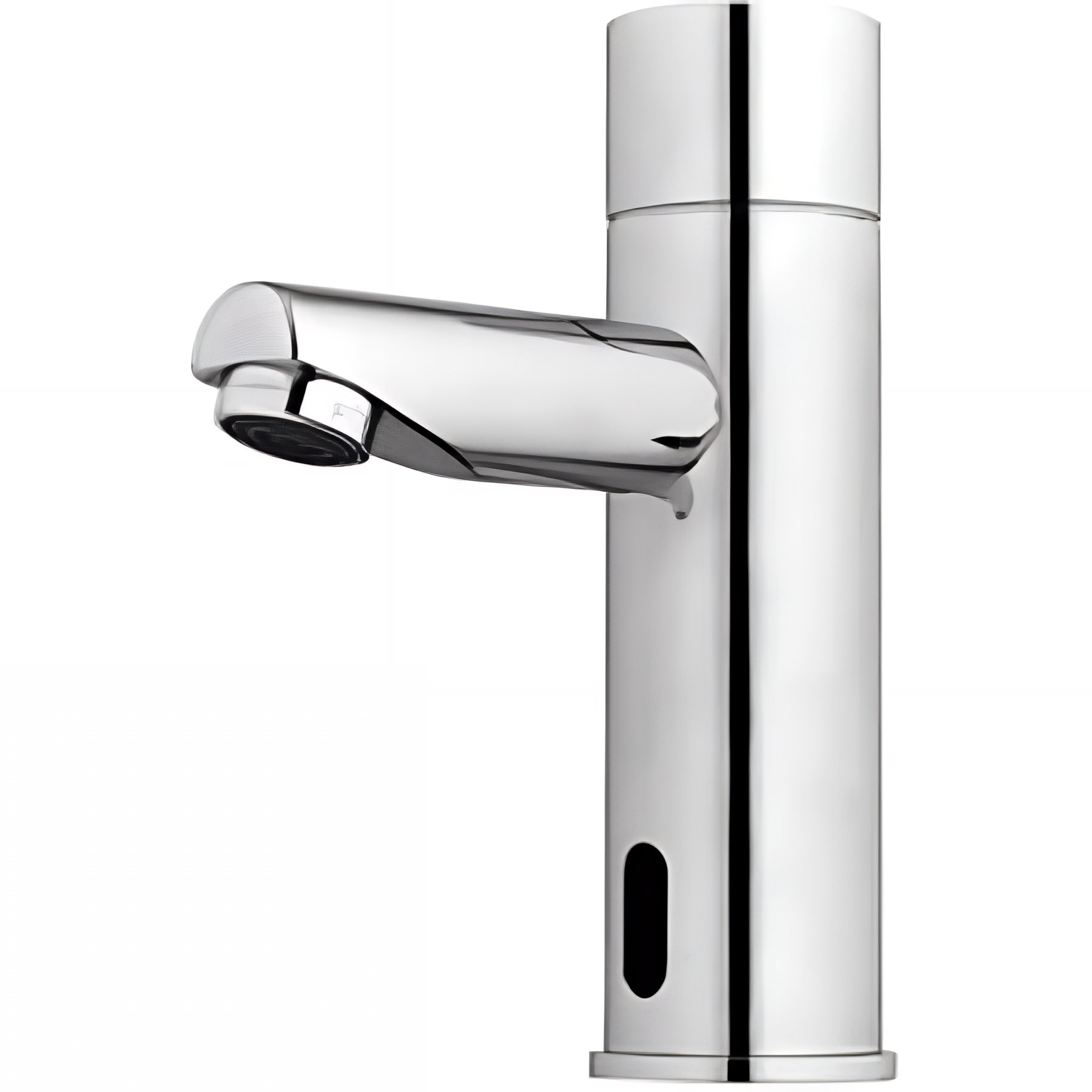 Mitigeur automatique sans contact a détection infrarouge pour lavabo ou vasque SANINDUSA Basic chromé alimentation transformateur 9V inclus