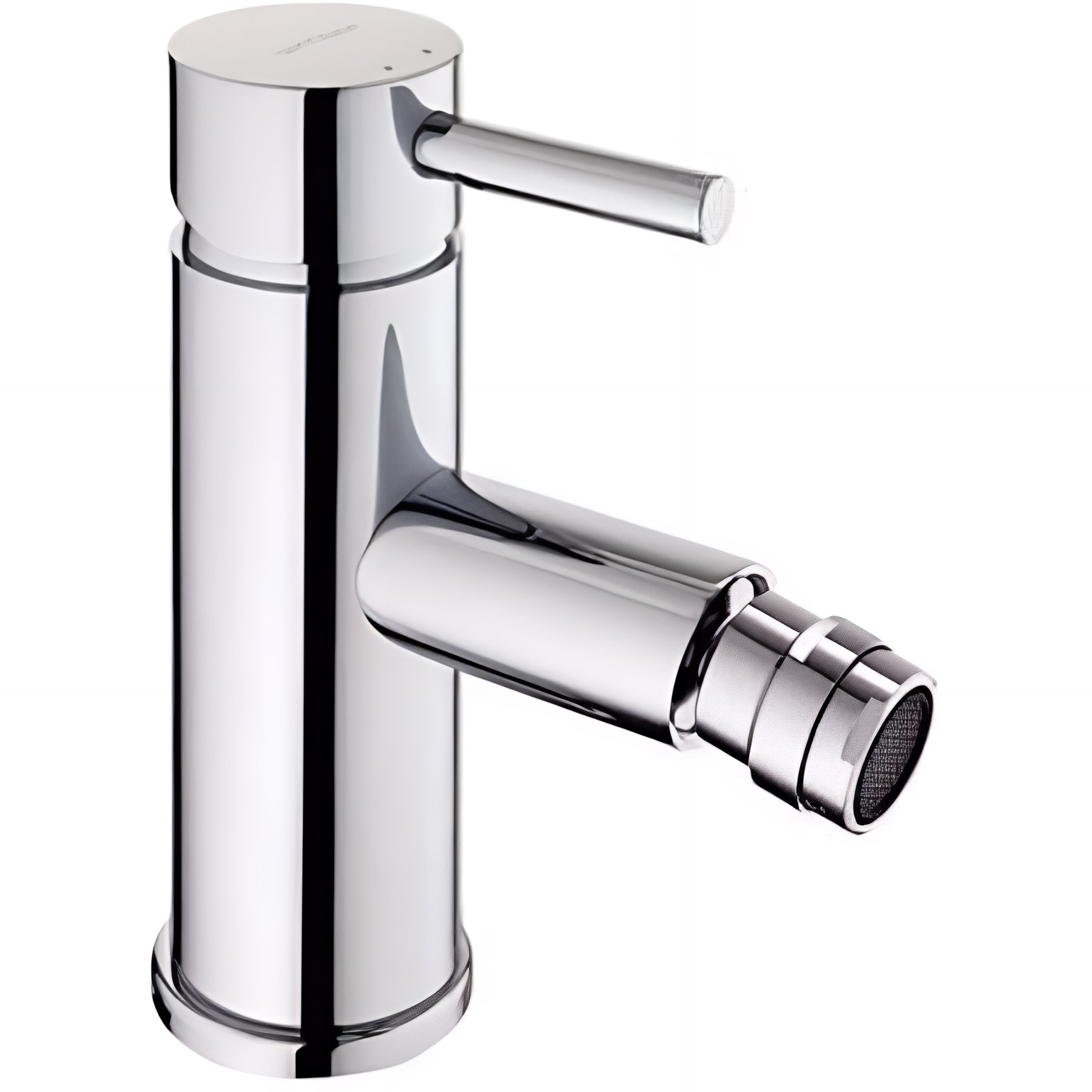 Mitigeur pour bidet mousseur orientable SANINDUSA Icone chromé livré avec fixation 2 flexibles