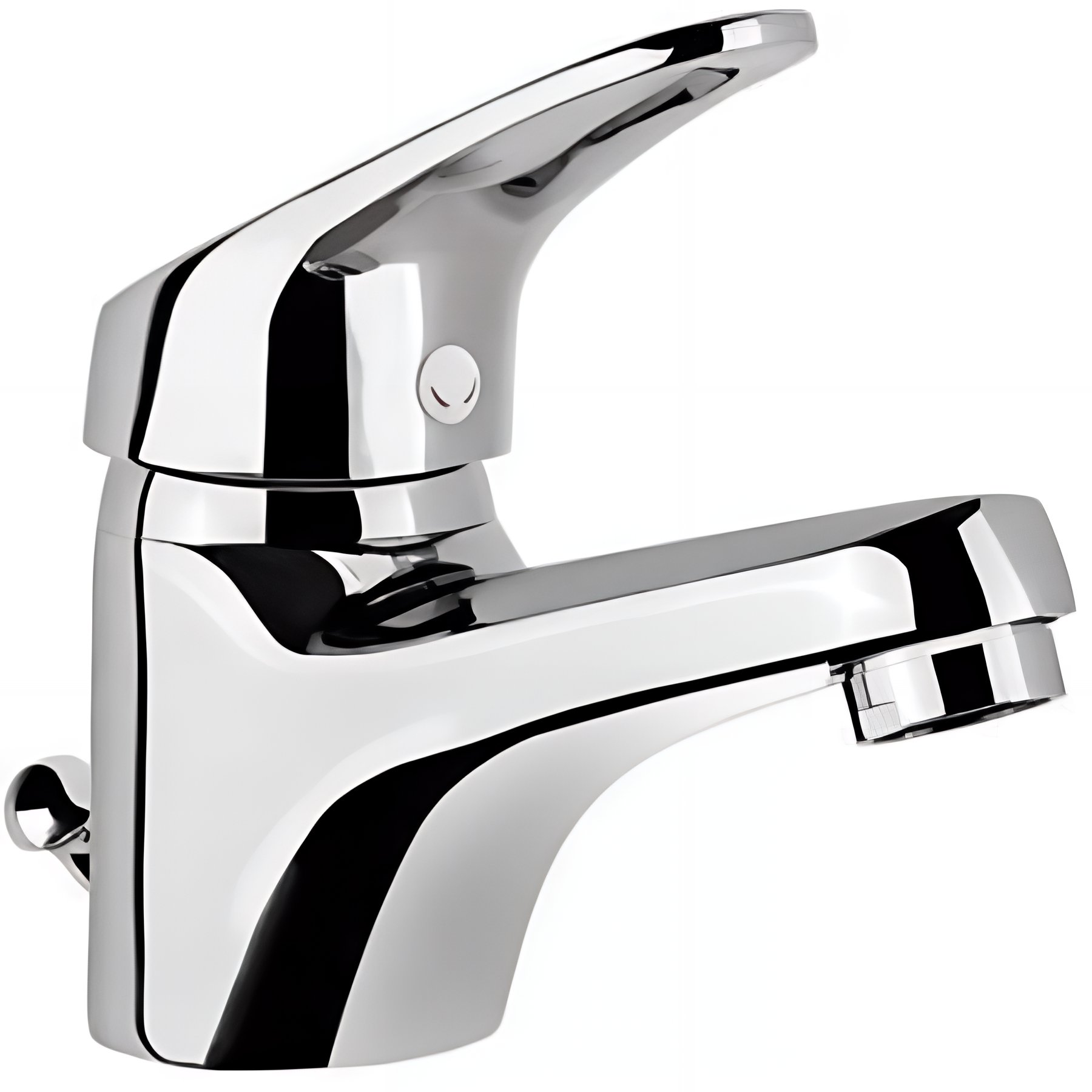 Mitigeur pour lavabo ou vasque SANINDUSA Cetus Basic chromé livré avec 2 flexibles et son vidage à tirette