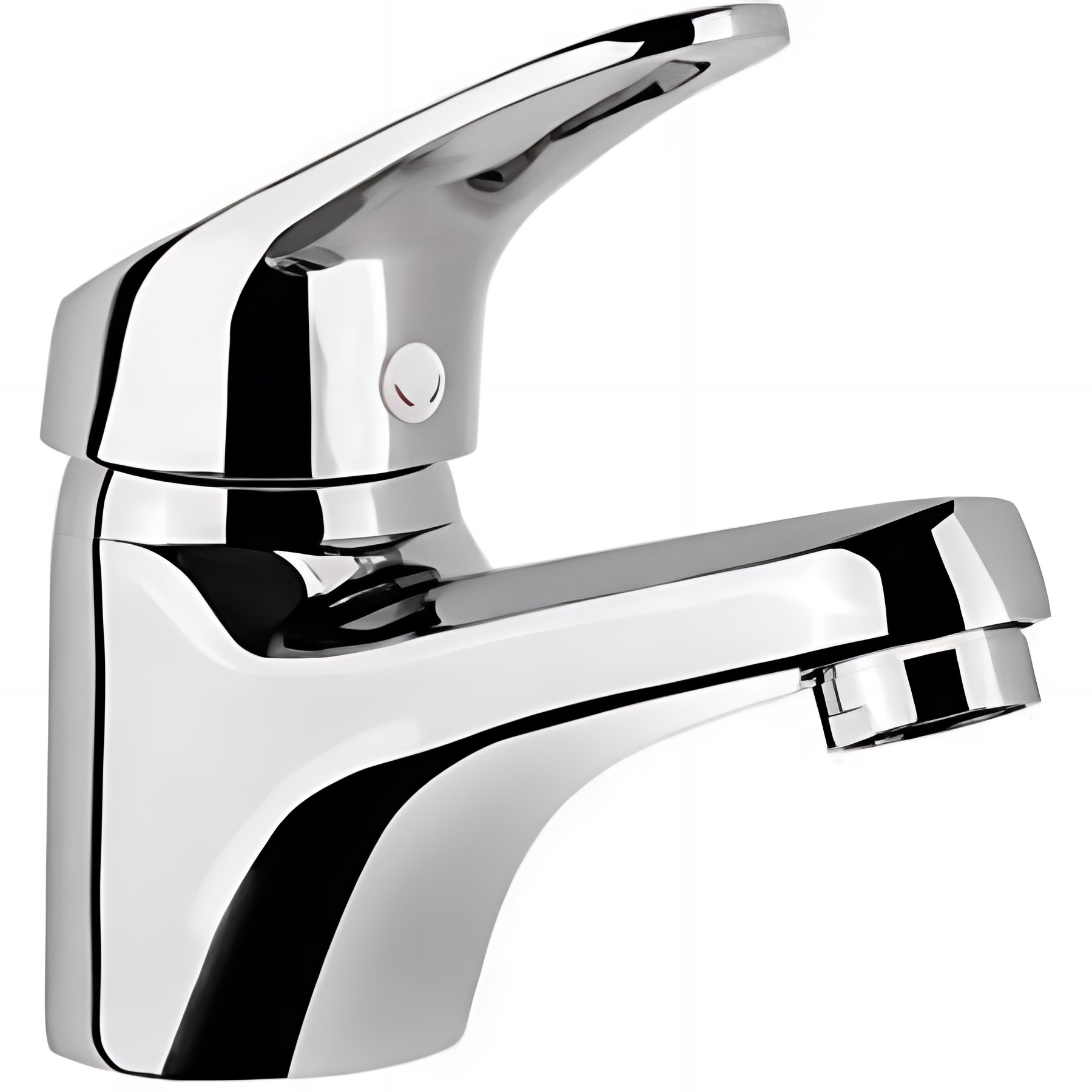 Mitigeur pour lavabo ou vasque SANINDUSA Cetus Basic chromé livré avec 2 flexibles