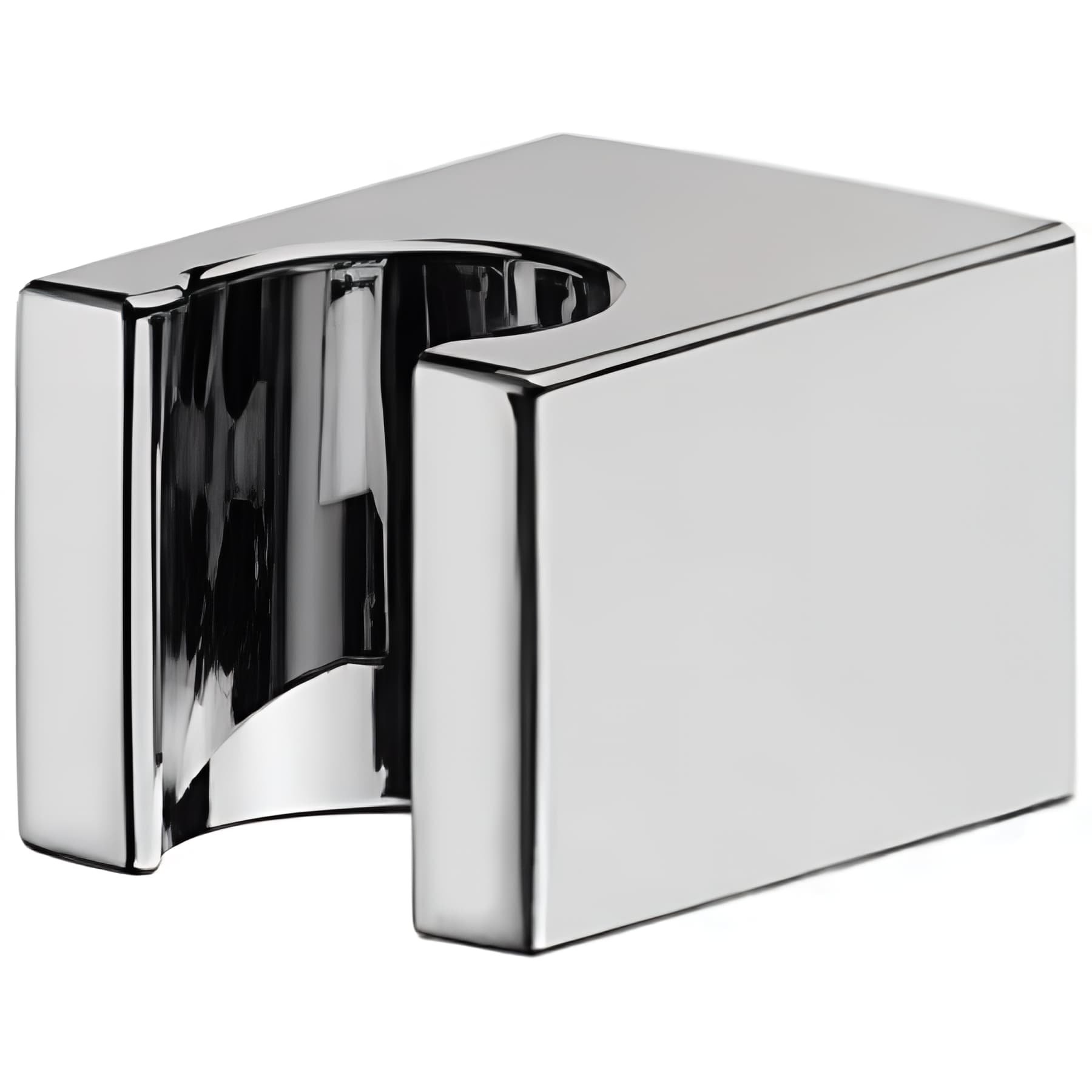 Support mural universel pour douchette SANINDUSA fixe carré chrome